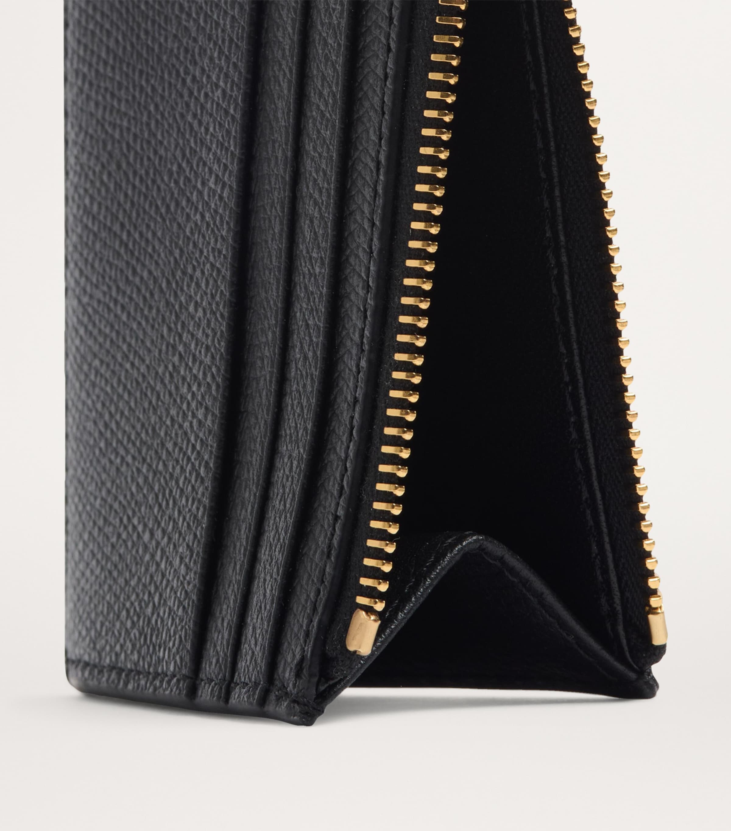Valentino Garavani Leather VLogo Coin and Card Holder Image 4