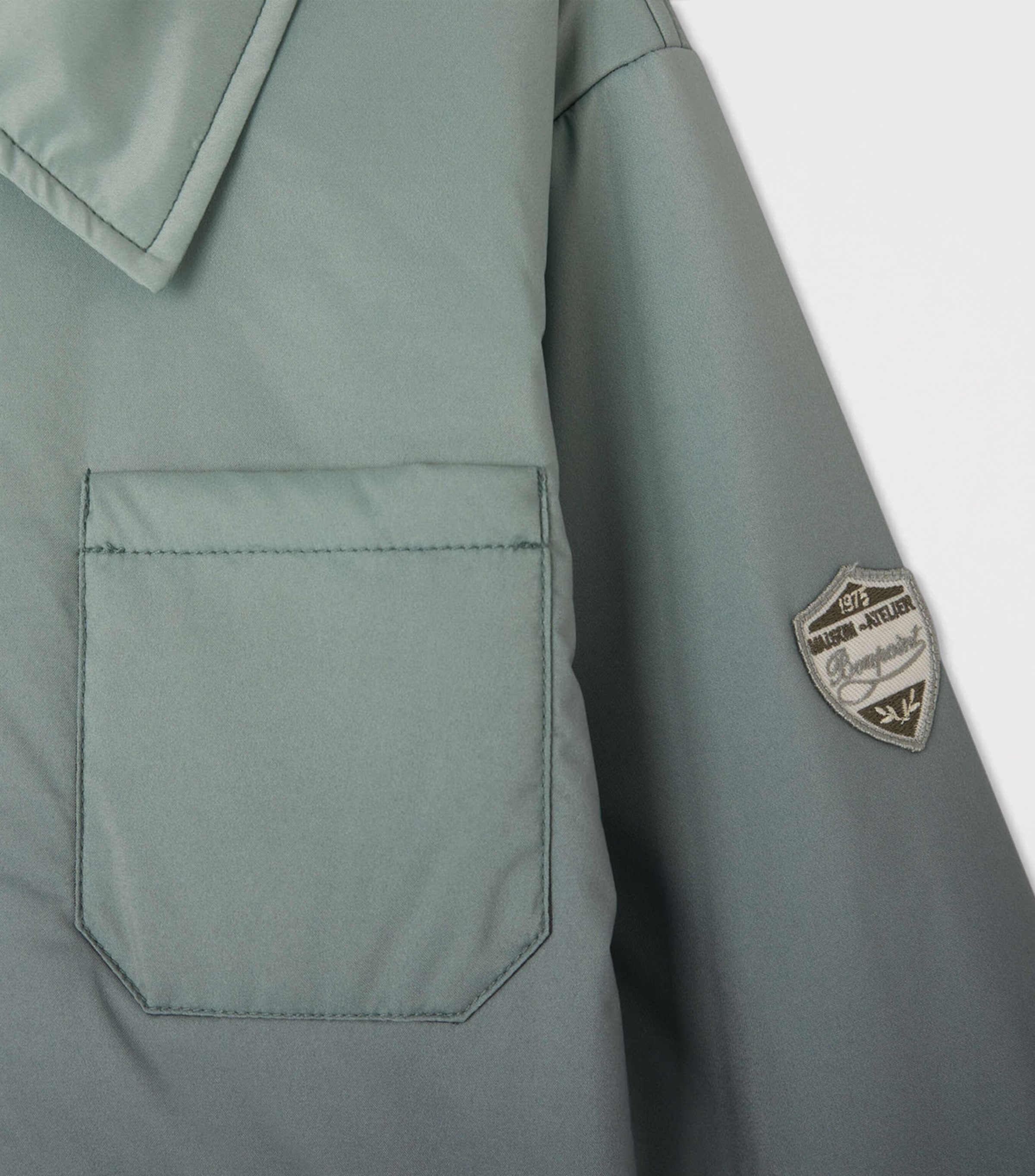 Bonpoint Ombré Laker Padded Overshirt (10-14 Years) Upb Emeraude Image 3