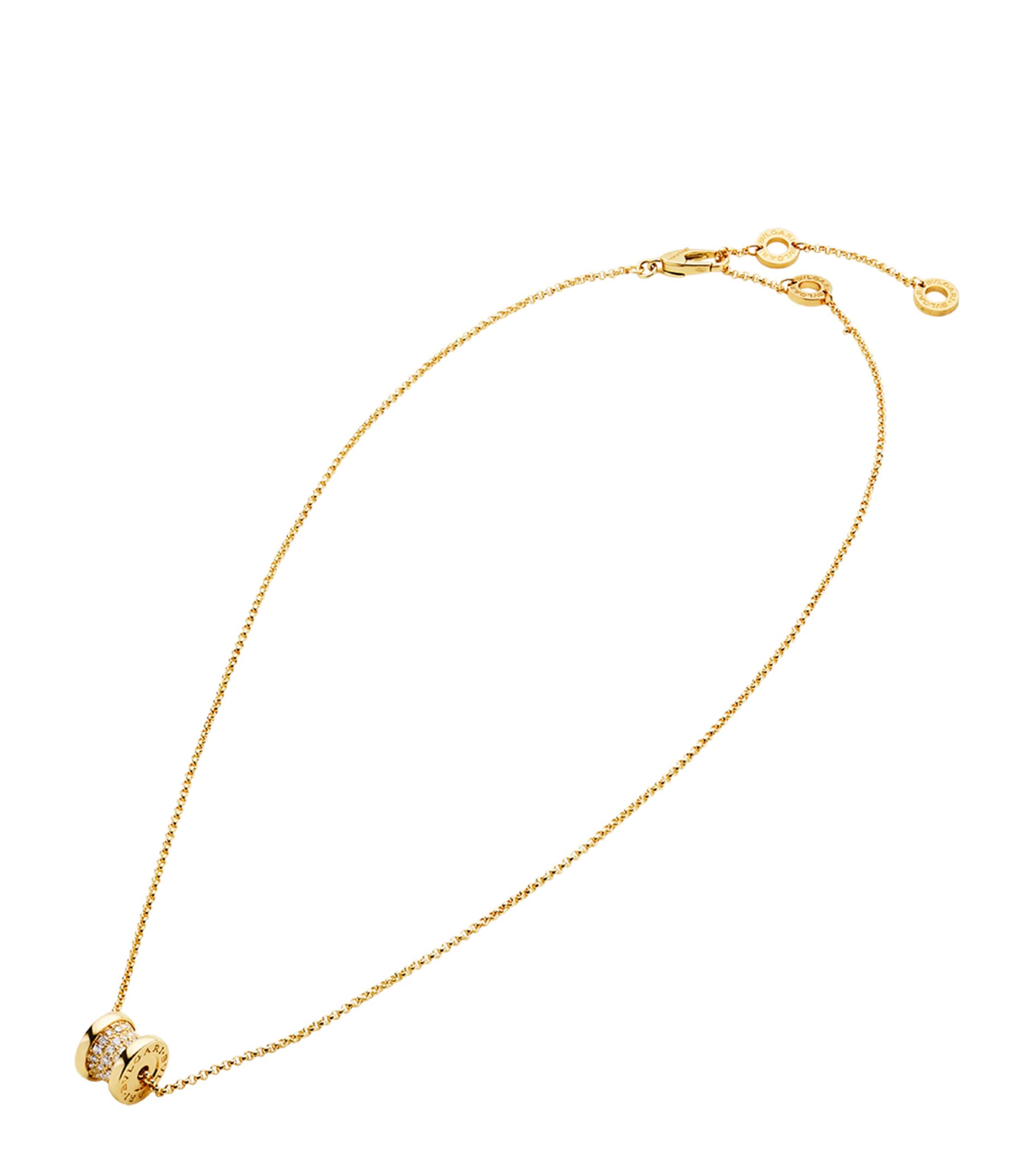Bvlgari Yellow Gold and Diamond B.zero1 Necklace Yellow Gold Image 1