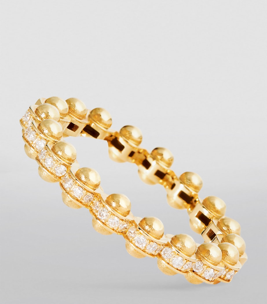 Small Yellow Gold and Diamond The Gold Ring YELLOW GOLD Image 6