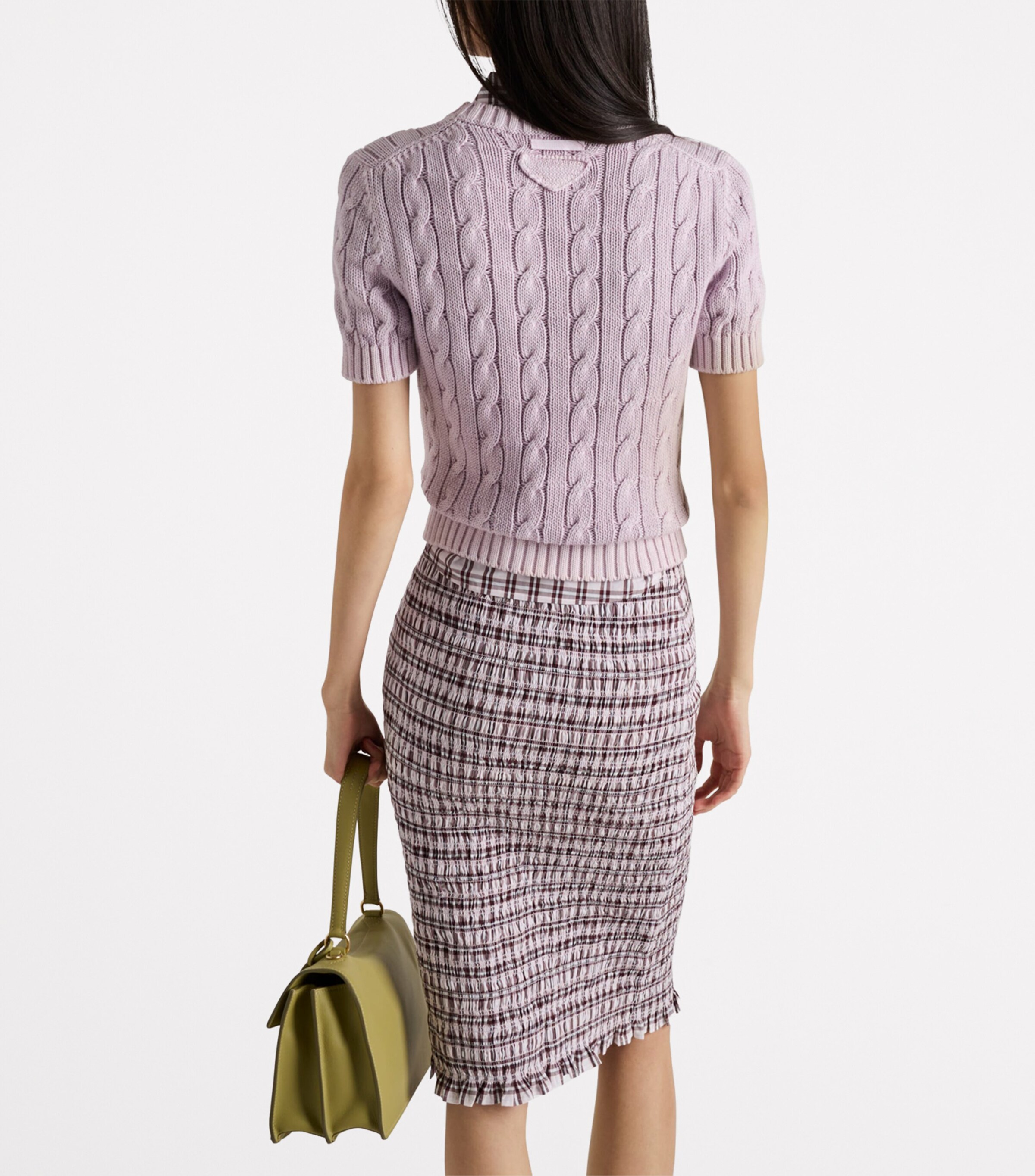 Cotton Cable-Knit Sweater F0203 Image 4