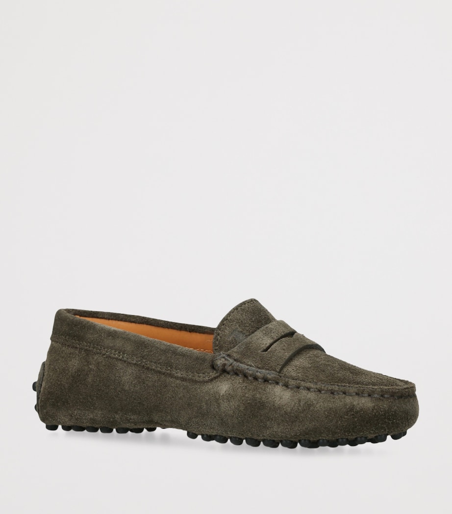 Suede Gommino Loafers KHAKI Image 3