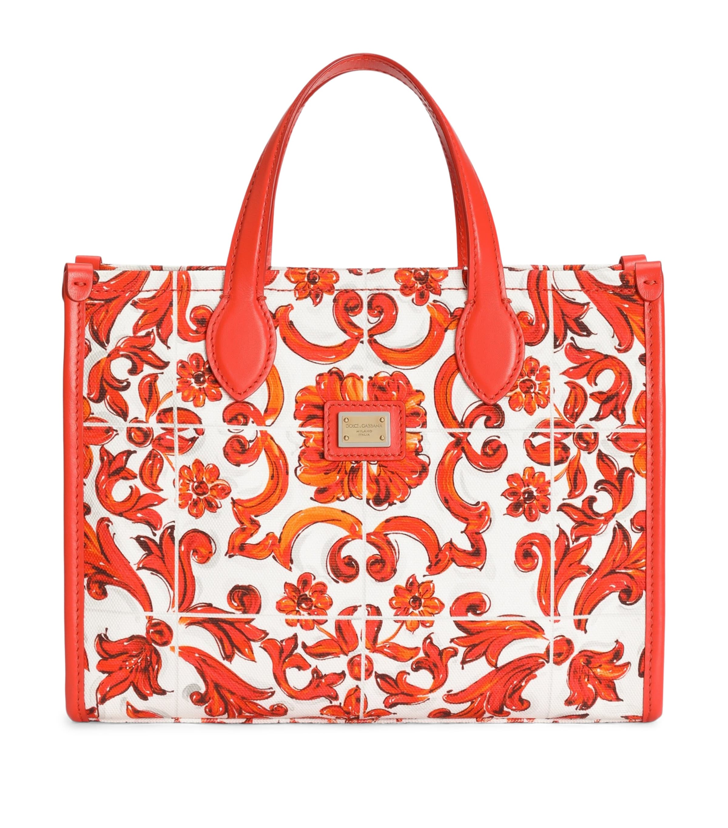 Dolce&Gabbana Kids Majolica Tote Bag Maiolica Ar Image 1