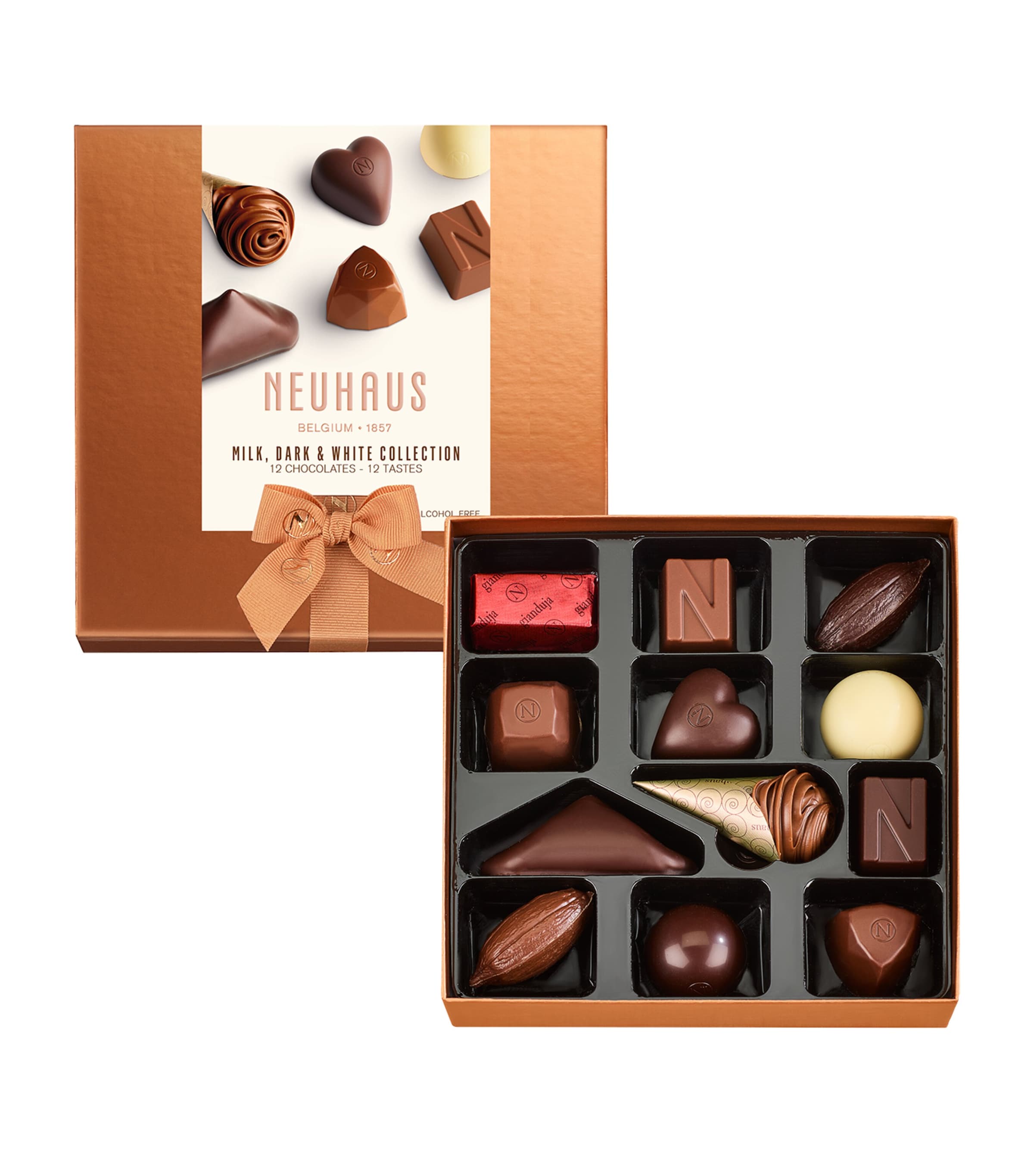 Small Collection Dark, Milk and White Chocolate Box (144g) NO COLOUR Image 3