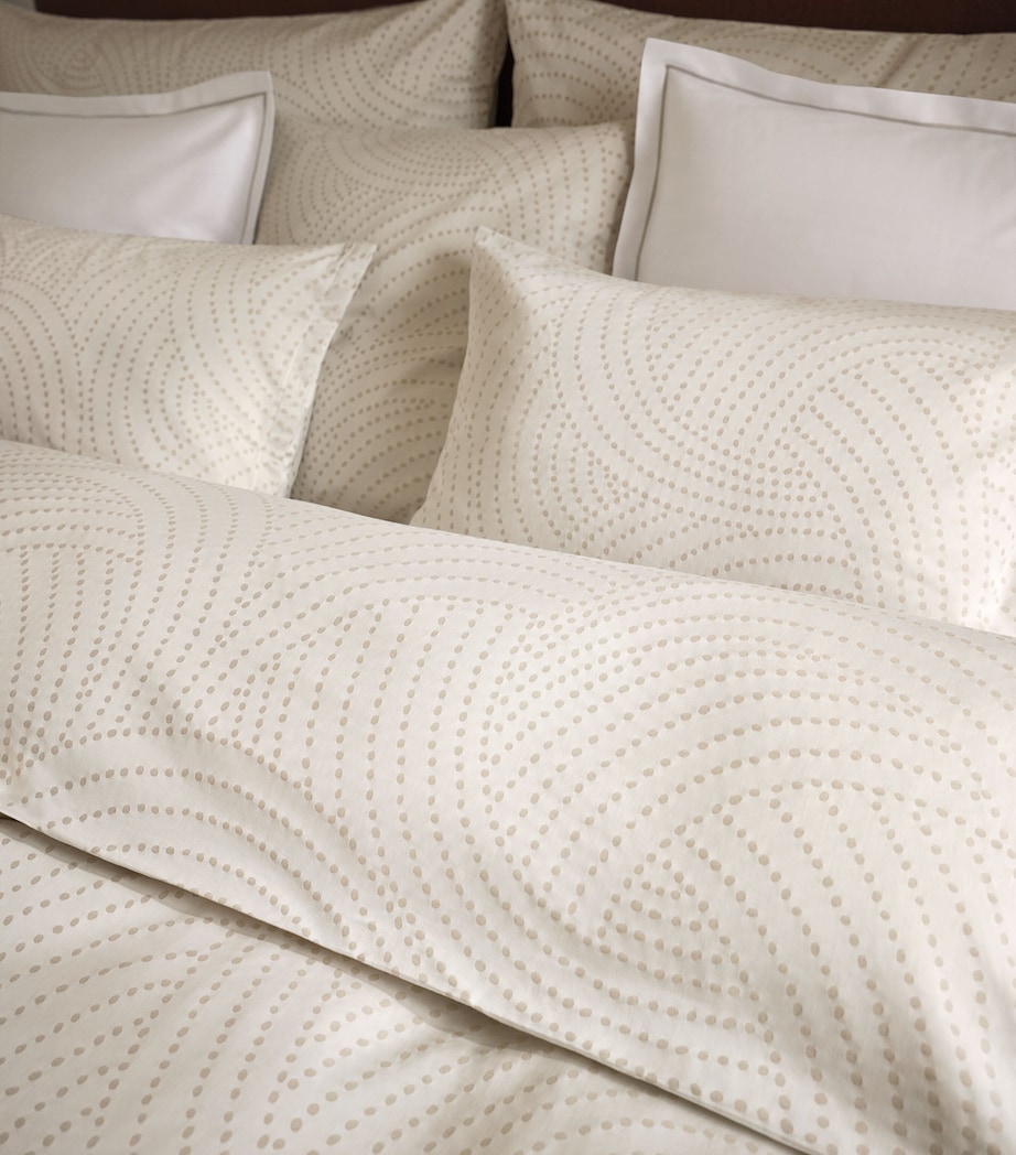 Cotton Yael Super King Duvet Cover (260cm x 220cm) BEIGE Image 3