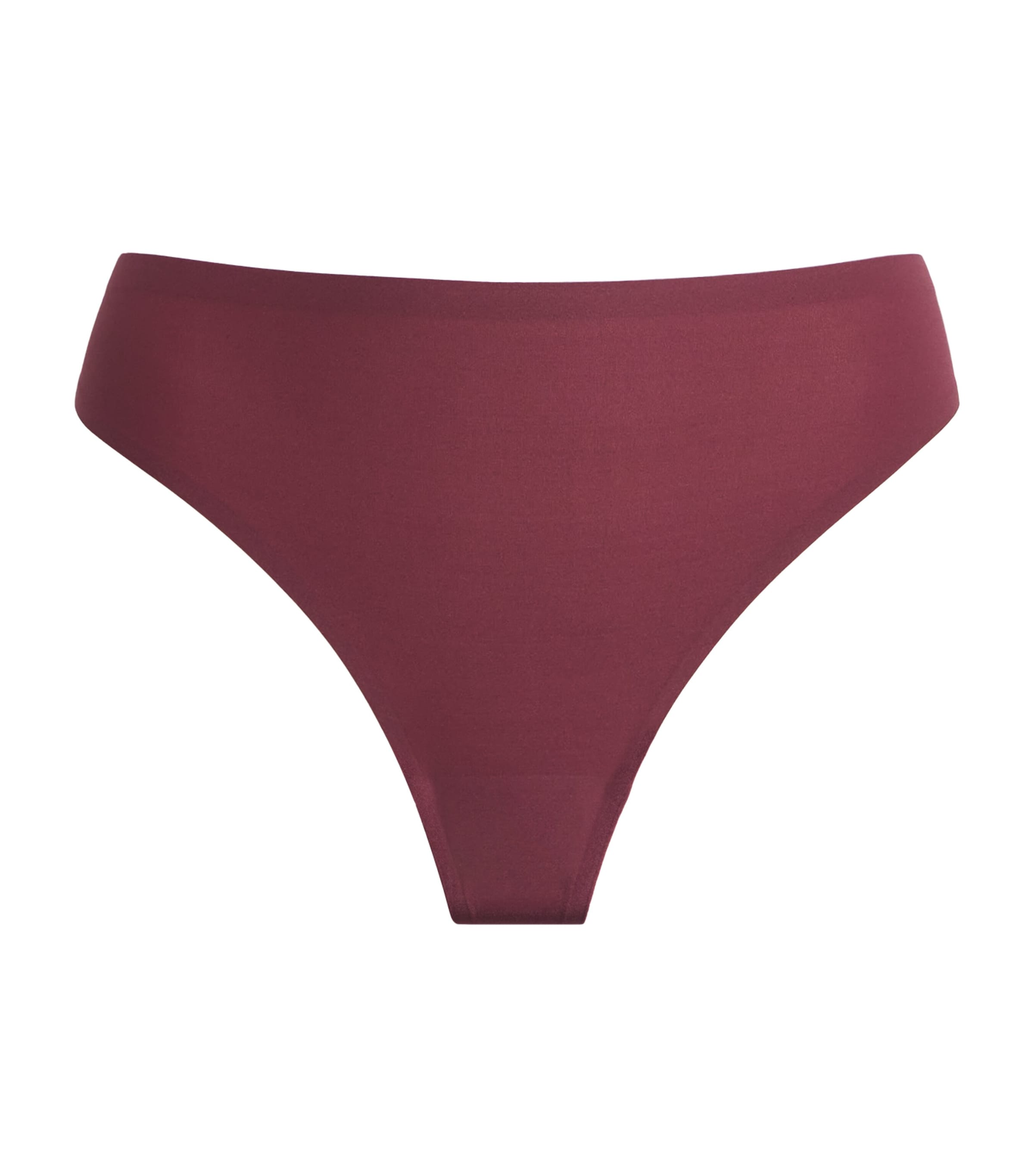 Chantelle Softstretch Thong In Burgundy