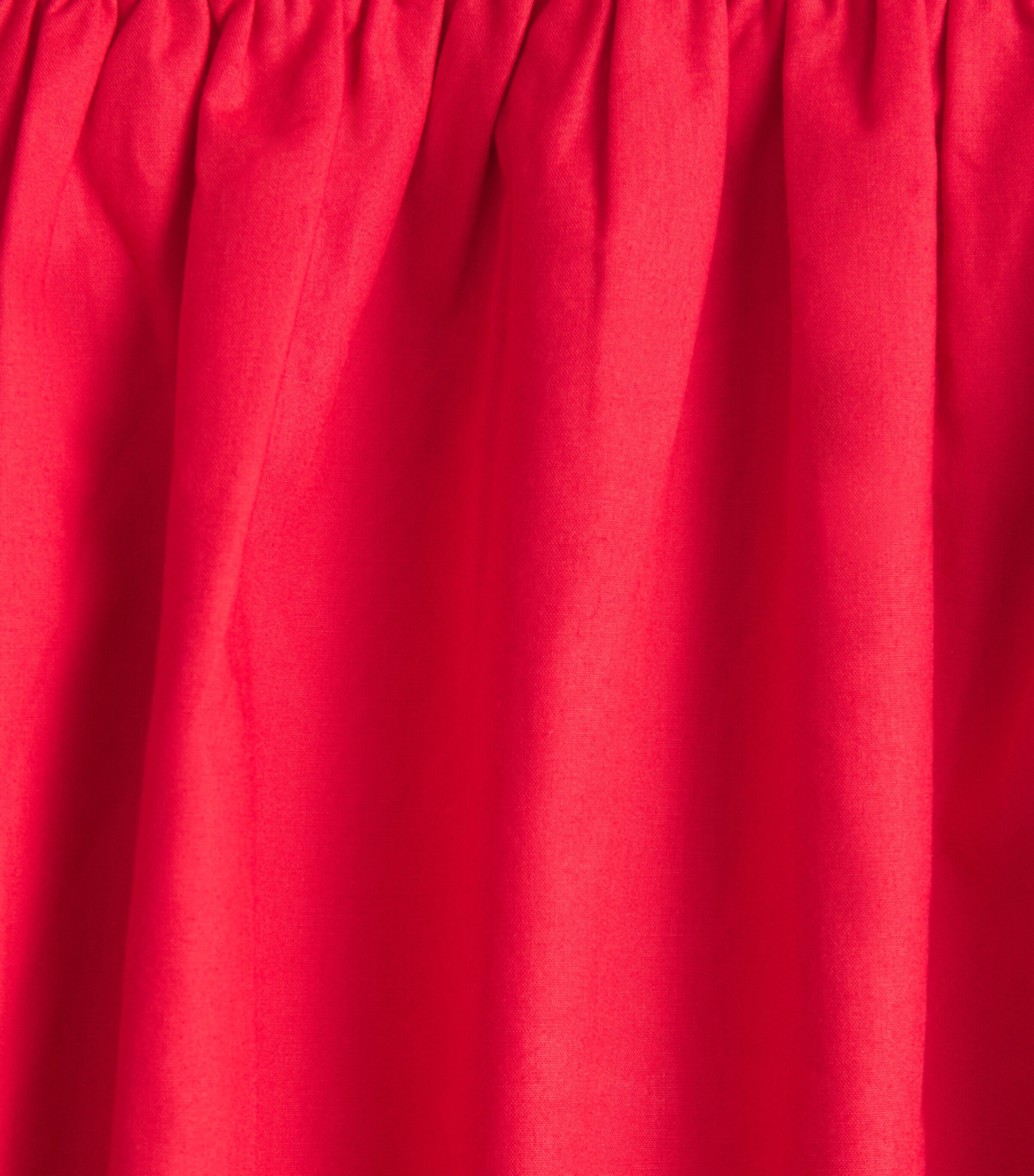 GANNI Womens Cotton Bow-Detail Blouse Racing Red Image 6