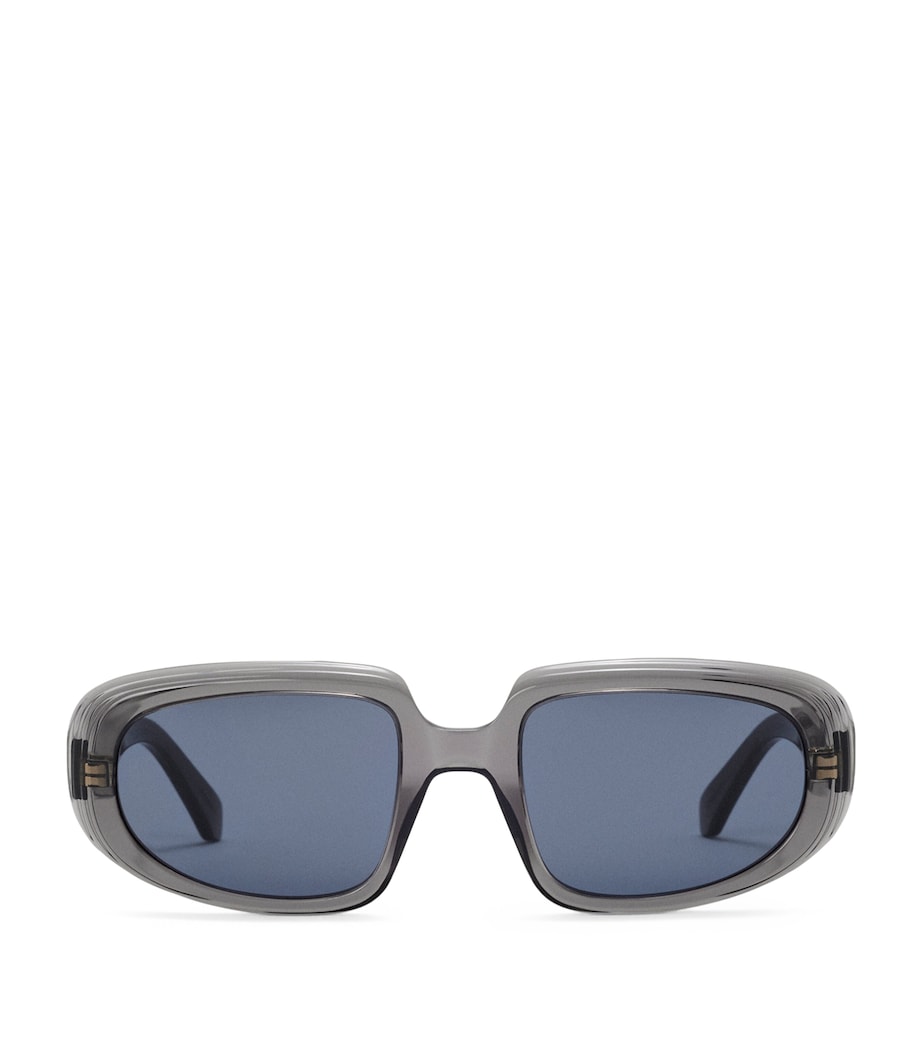 LOEWE Rectangular Steps Sunglasses Transparent Asphalt Image 1
