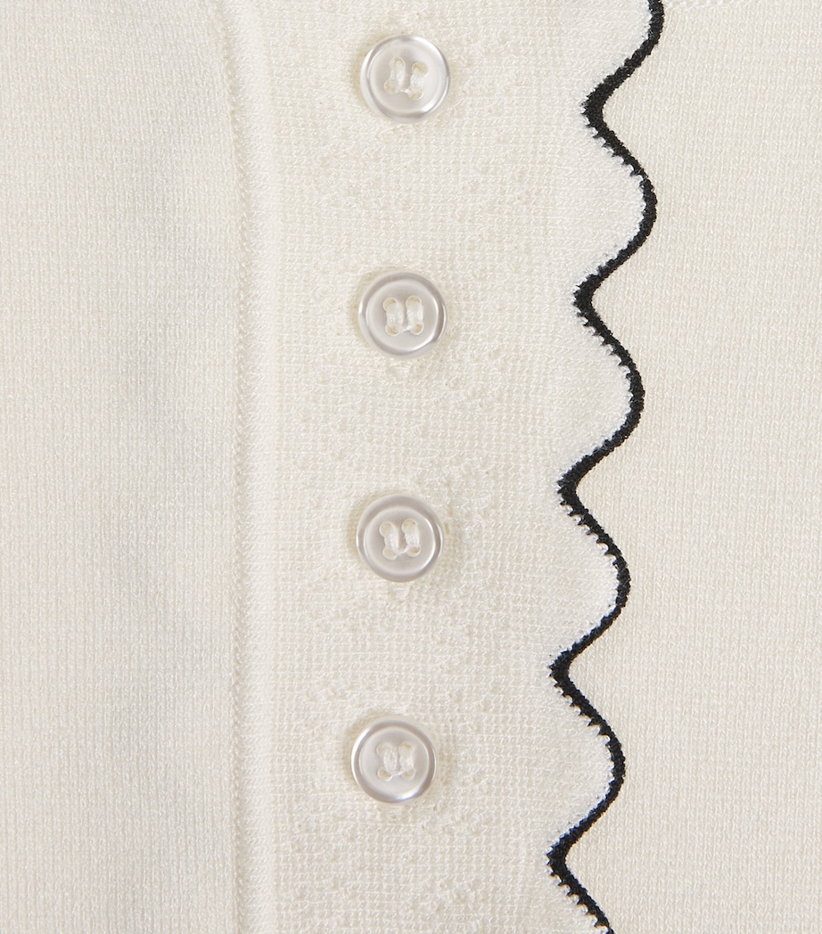Claudie Pierlot Womens Ribbed Tank Top Ecru Image 6