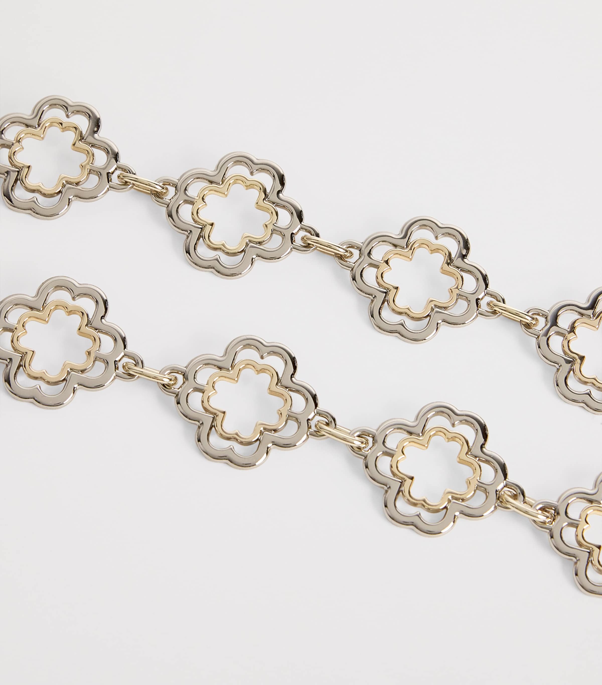 Clover Chain Belt SILVER/GOLD Image 5