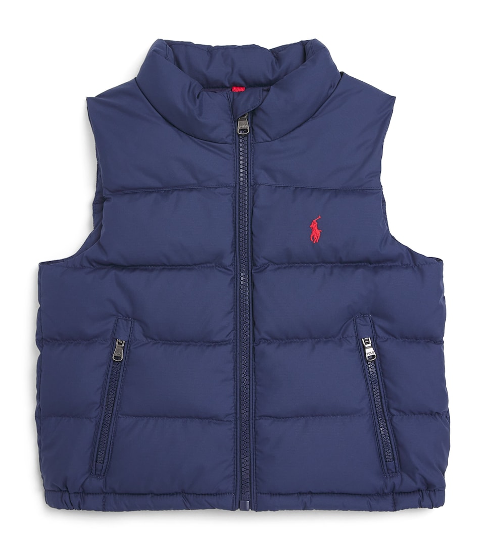 Ralph Lauren Kids Padded Gilet (9-24 Months) Newport Navy