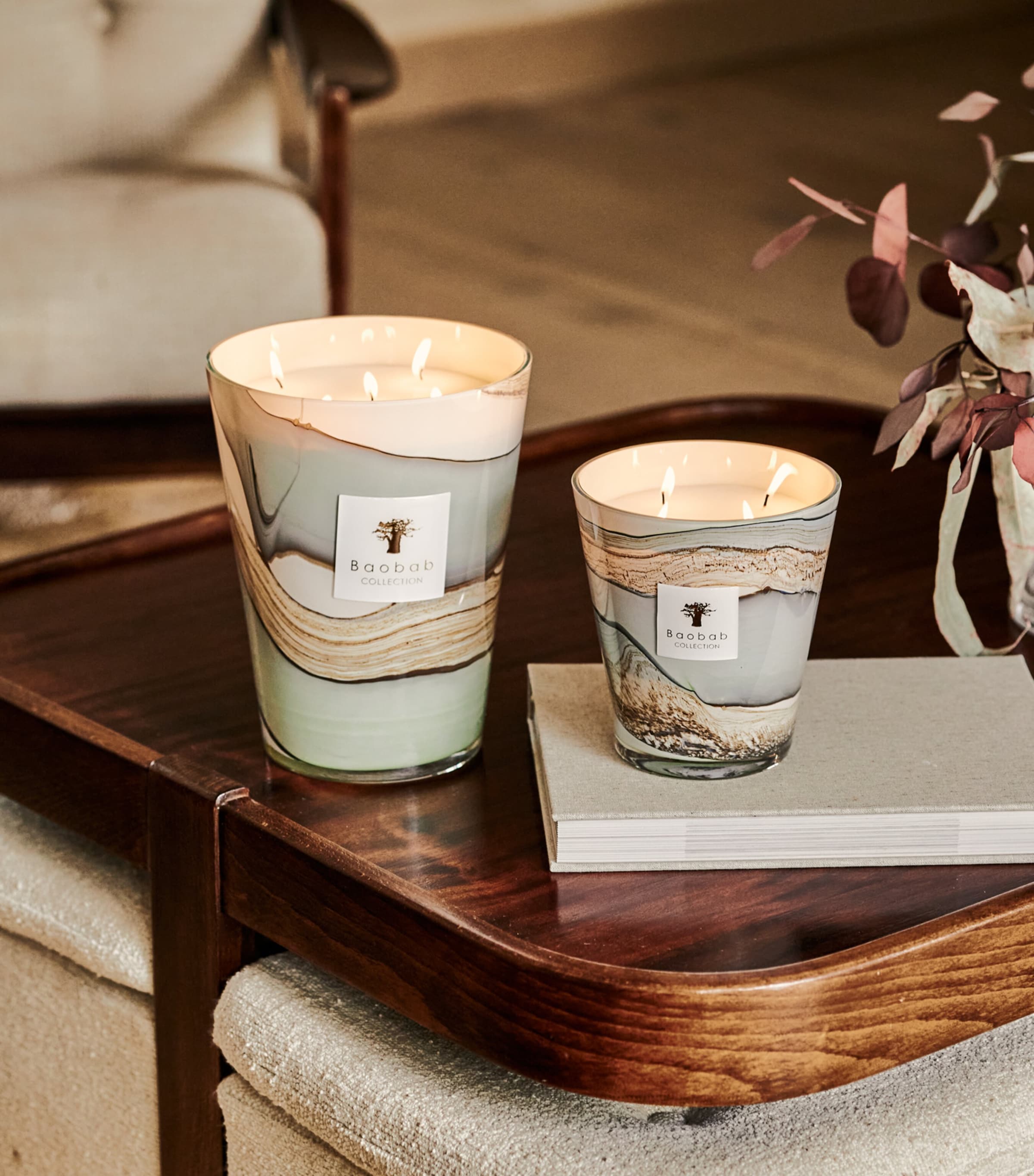 Baobab Collection Sand Sonora Candle (16cm) Image 2