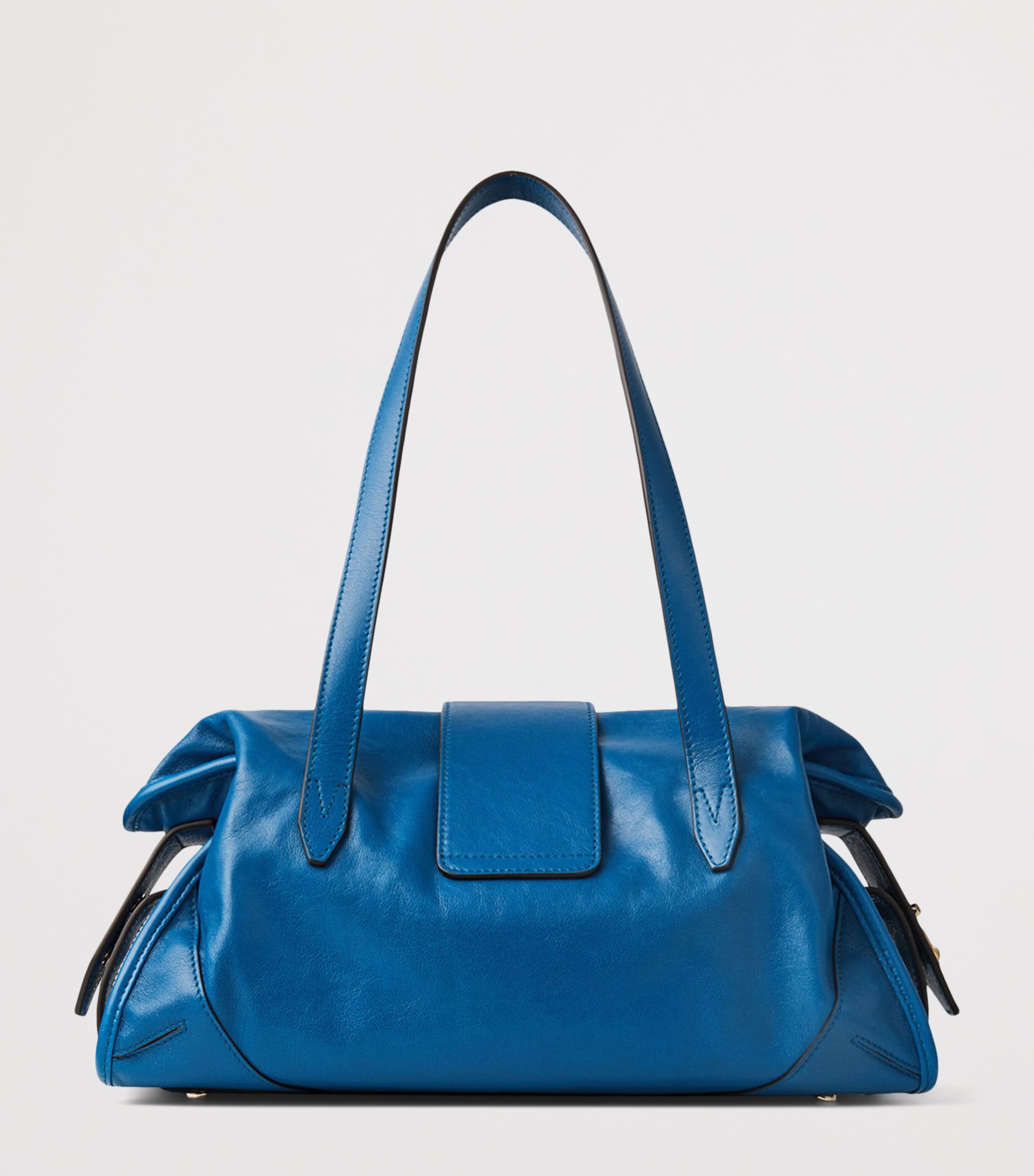 Jimmy Choo Leather Bar Holdall Bag Lagoon/shiny Gold Image 2