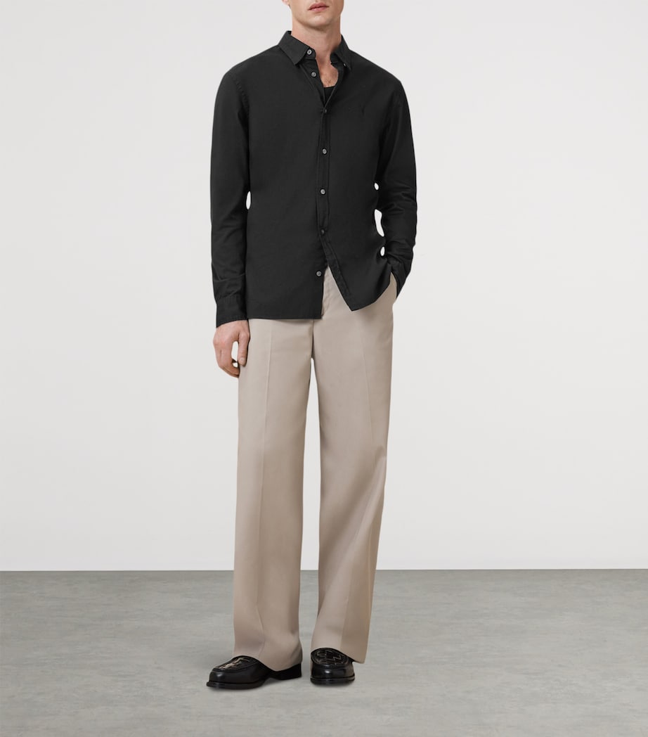 Stretch-Cotton Hawthorne Shirt BLACK Image 2