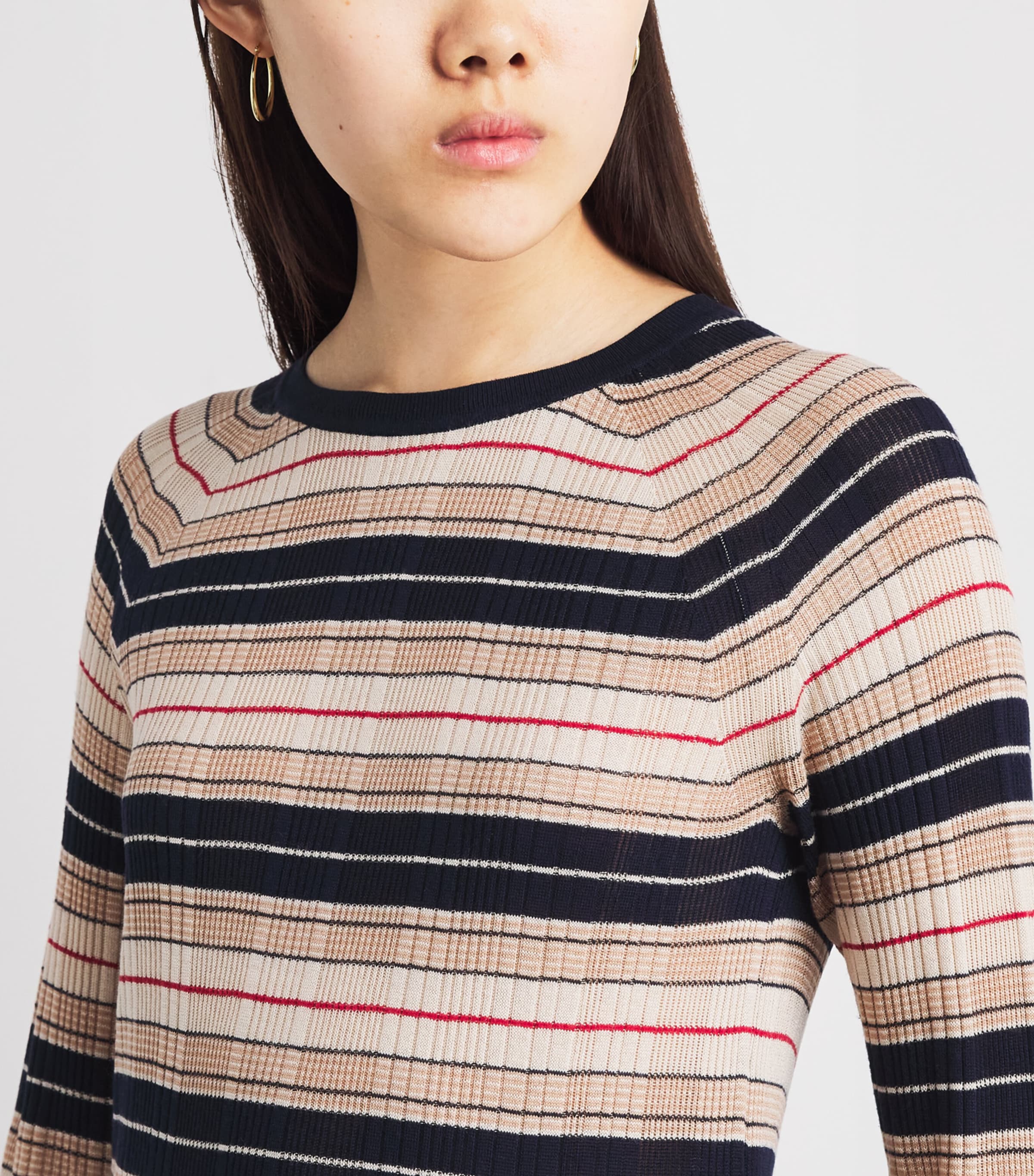 Rag & Bone Womens Crew-Neck Teresa Sweater Nvymt Image 3