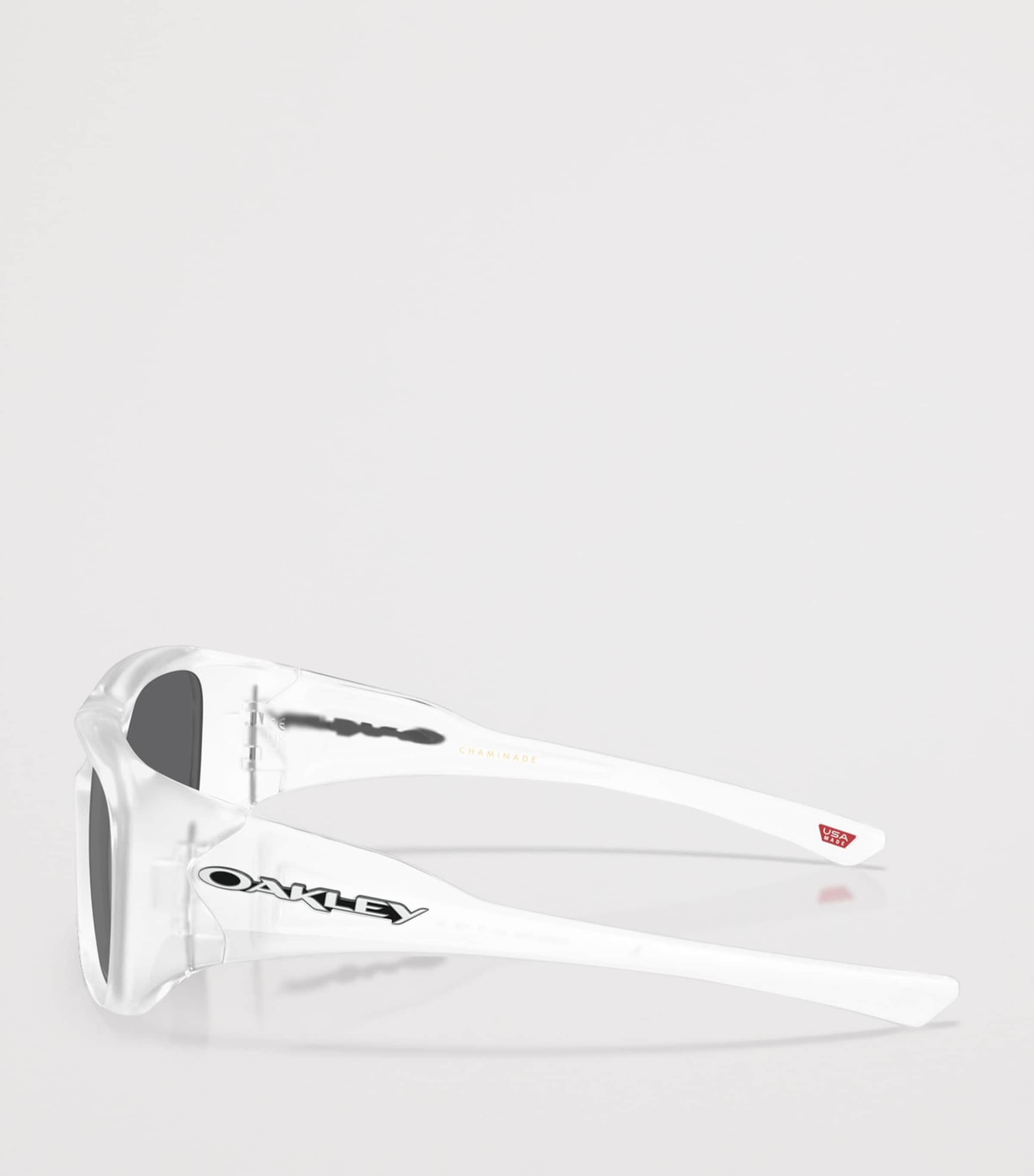 Oakley Chaminade Rectangle Sunglasses Clear Image 3