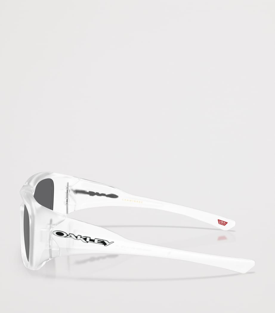 Oakley Chaminade Rectangle Sunglasses Clear Image 3