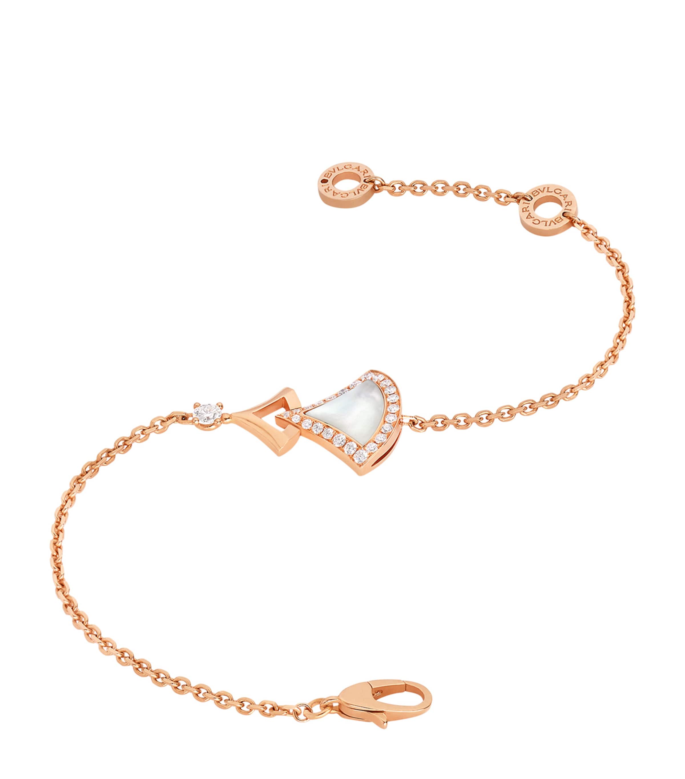Rose Gold, Diamond and Mother-of-Pearl Divas’ Dream Bracelet PINK GOLD Image 2