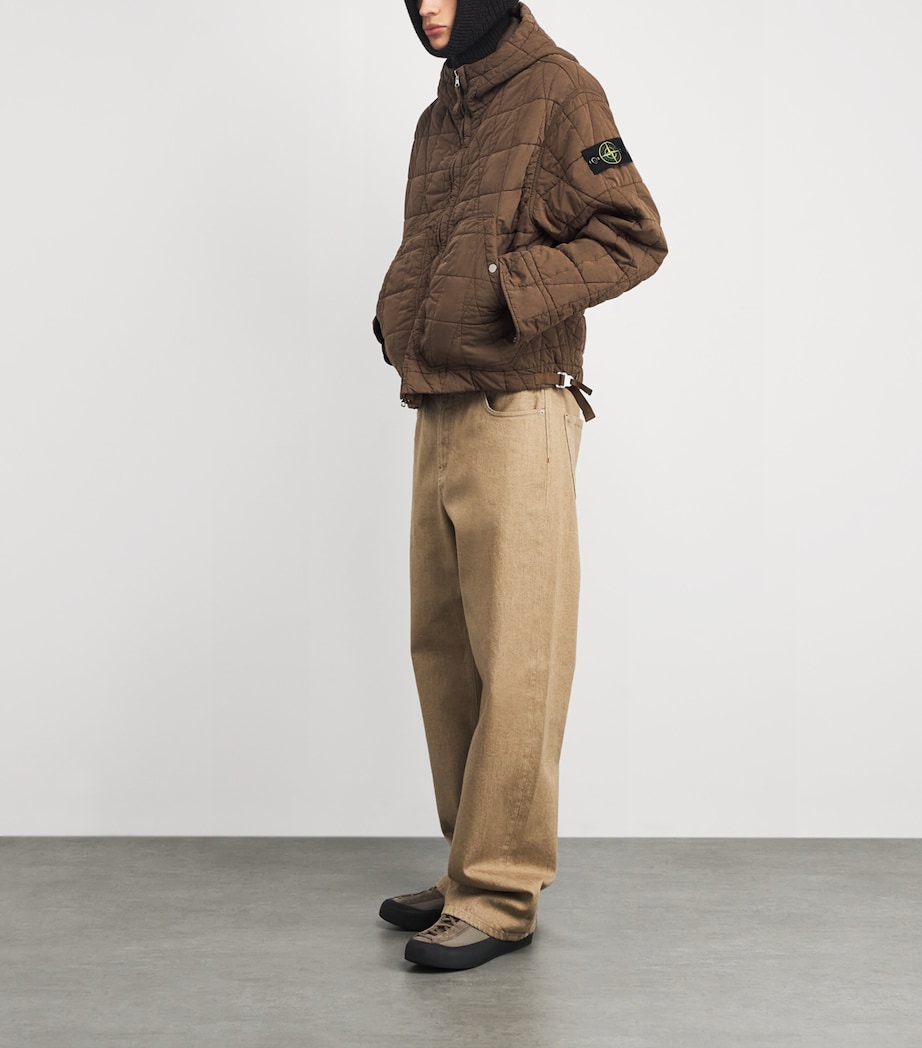 Mesh-Suede Sneakers V009D Image 6