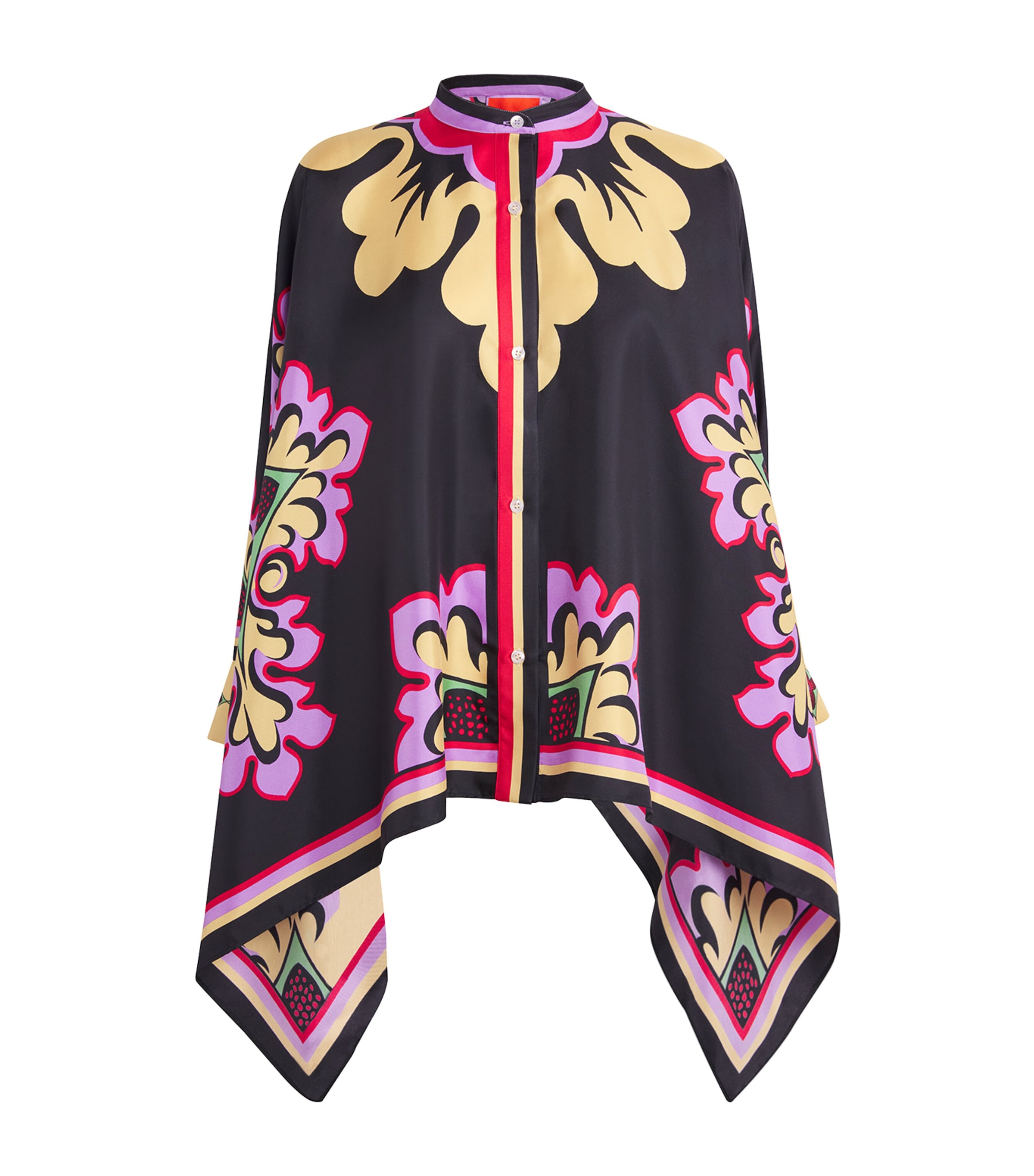 La Doublej Palazzo Print Foulard Shirt