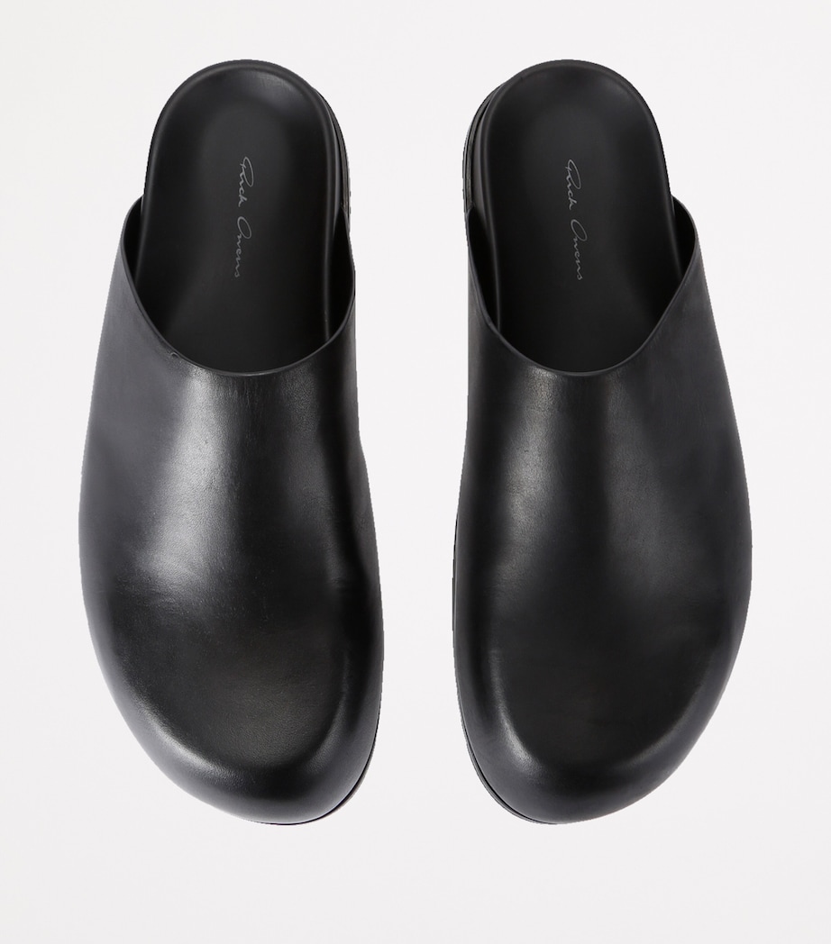 Leather Granola Mules BLACK Image 4