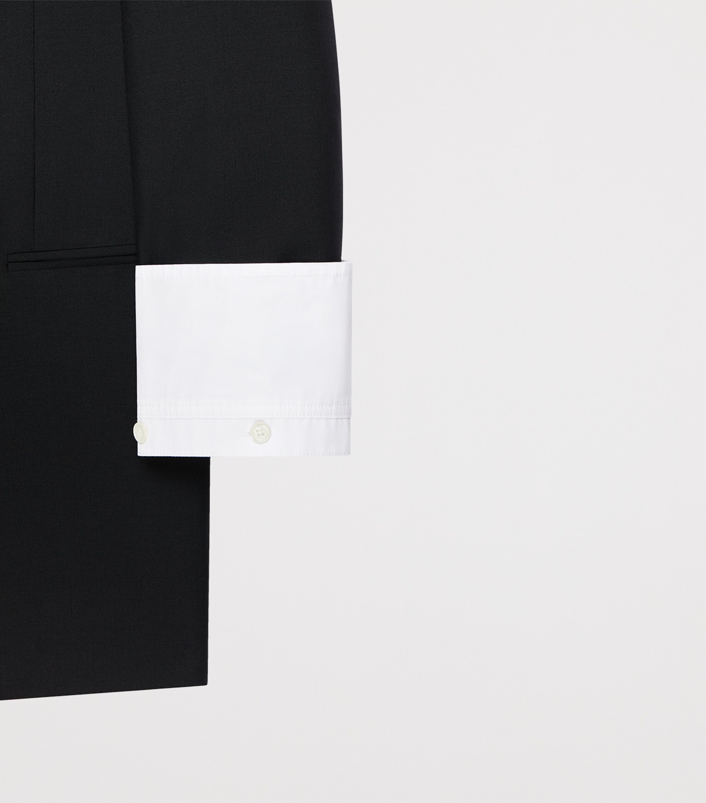 Givenchy Womens Wool-Mohair Slashed Double-Breasted Blazer Black Image 5