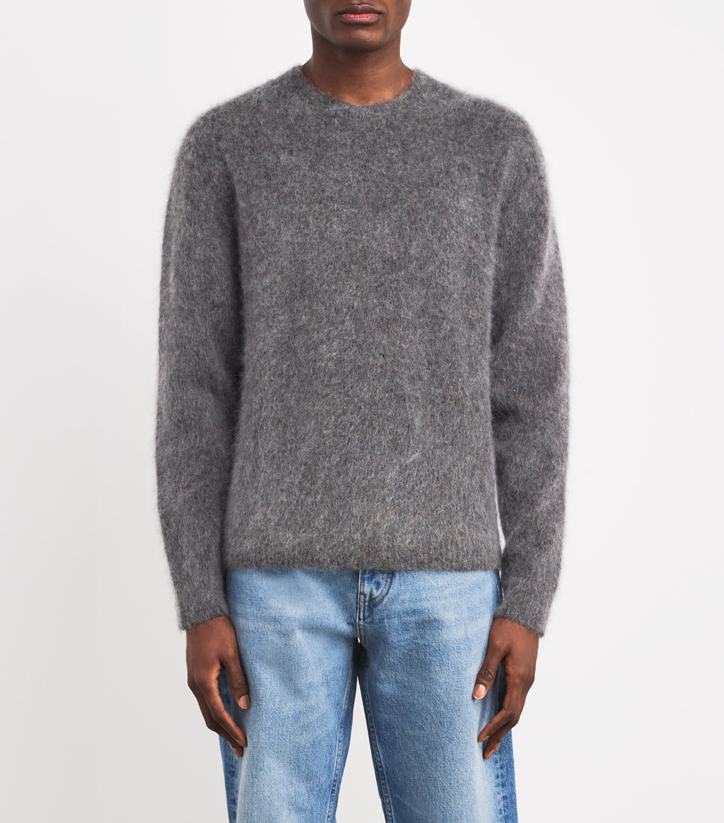Sunflower Mens Mohair-Blend Formidable Sweater Antracite Image 3