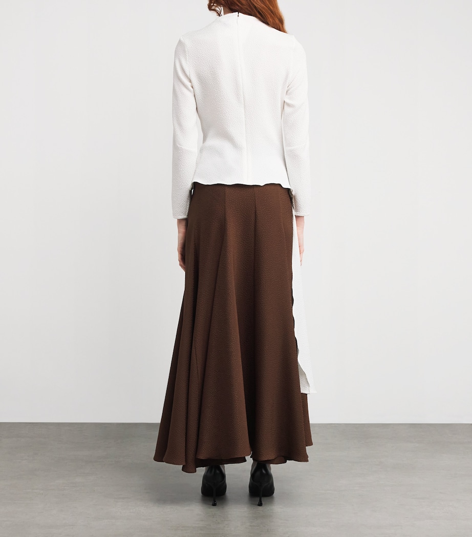 Textured Draped Fleche Top IVO Image 3