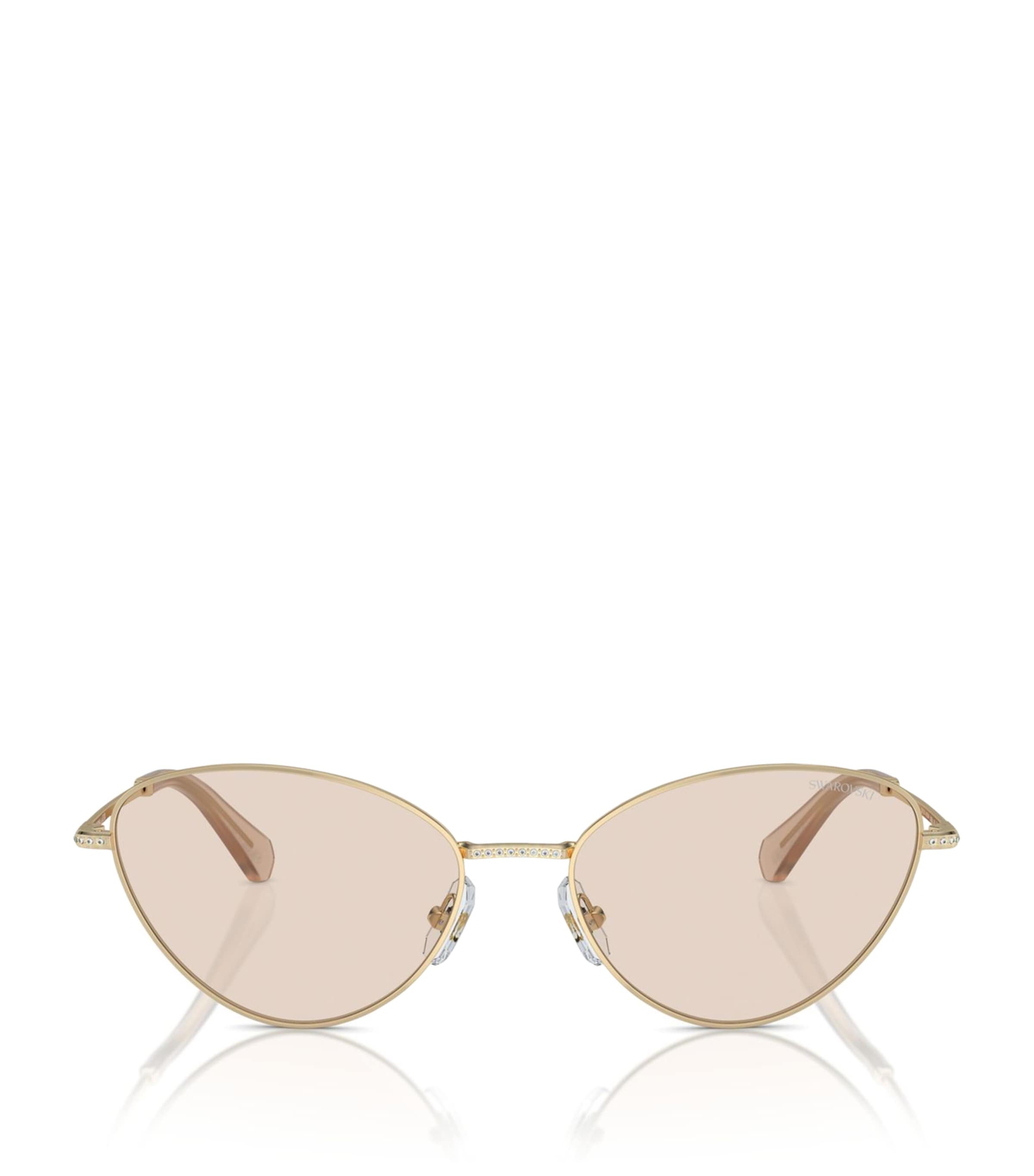 Swarovski Metal Sk7014 Sunglasses In Gold