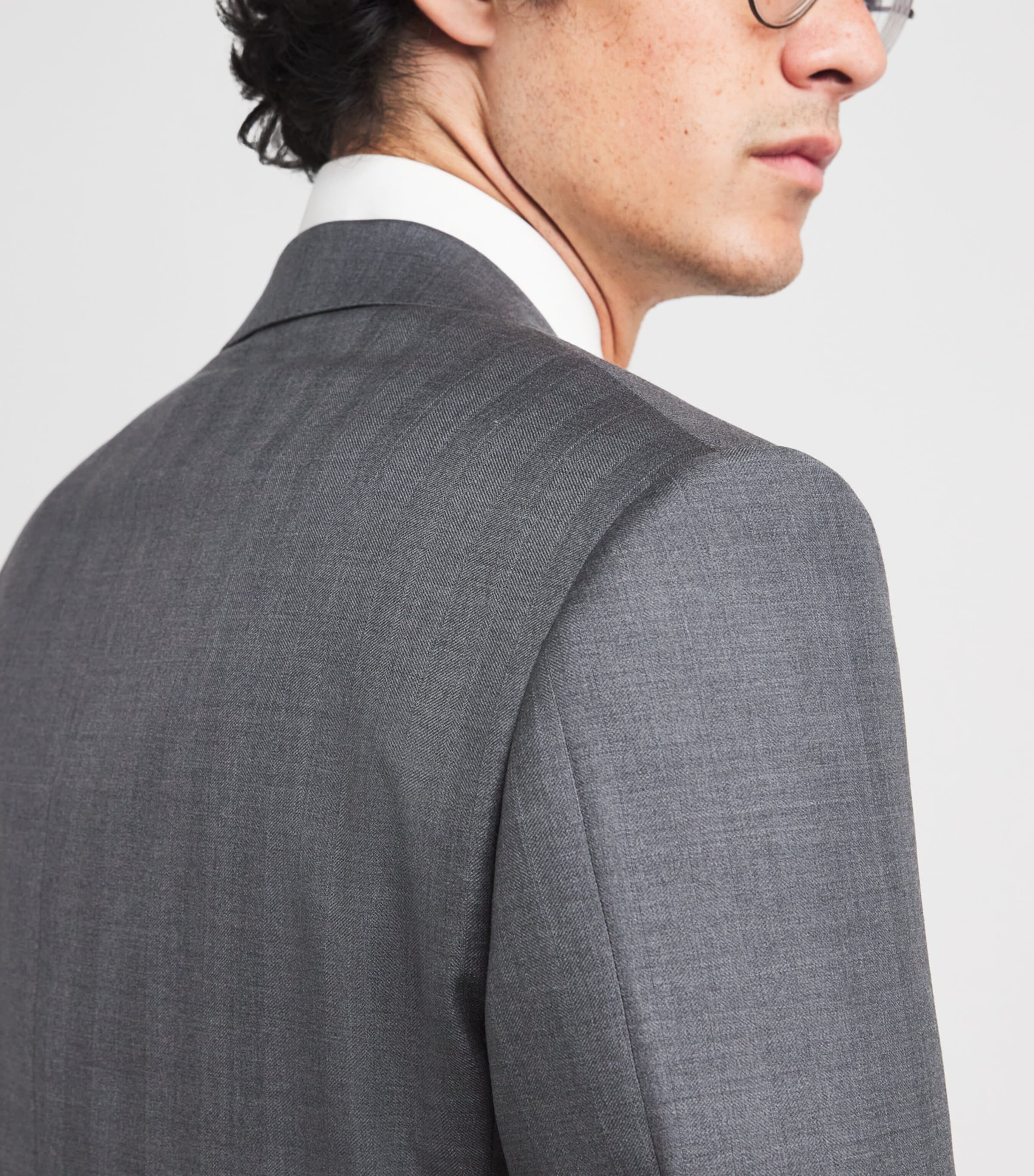 Virgin Wool Academy 2-Piece Suit 016 GREY MELANGE Image 7