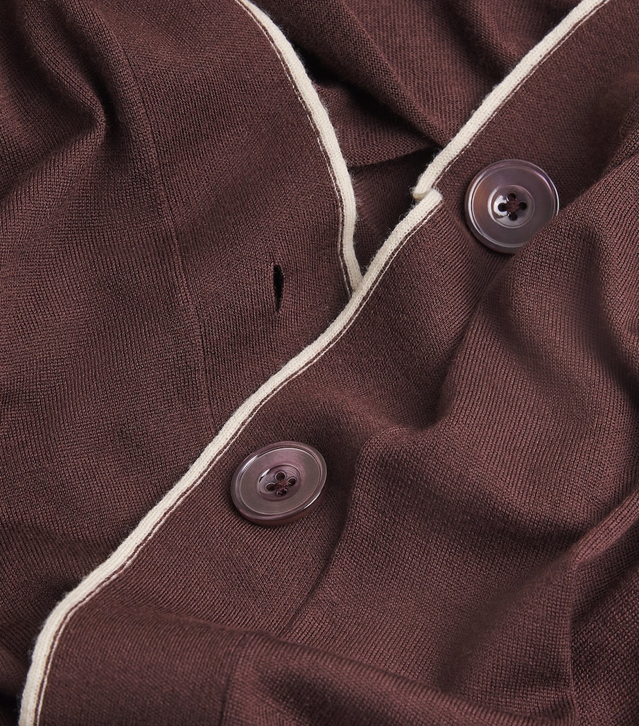 Wool Belted Cardigan MOSTO, SABBIA Image 5