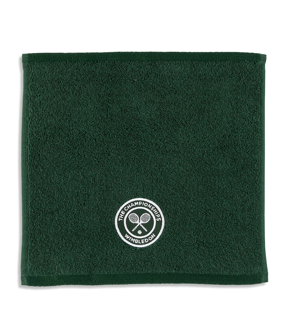 Christy x Wimbledon Face Cloths (Pack of 4) Green / Purple Image 3