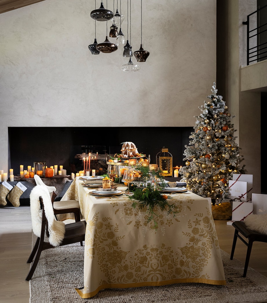 Cotton Féerie Tablecloth (175cm x 320cm) YELLOW Image 2