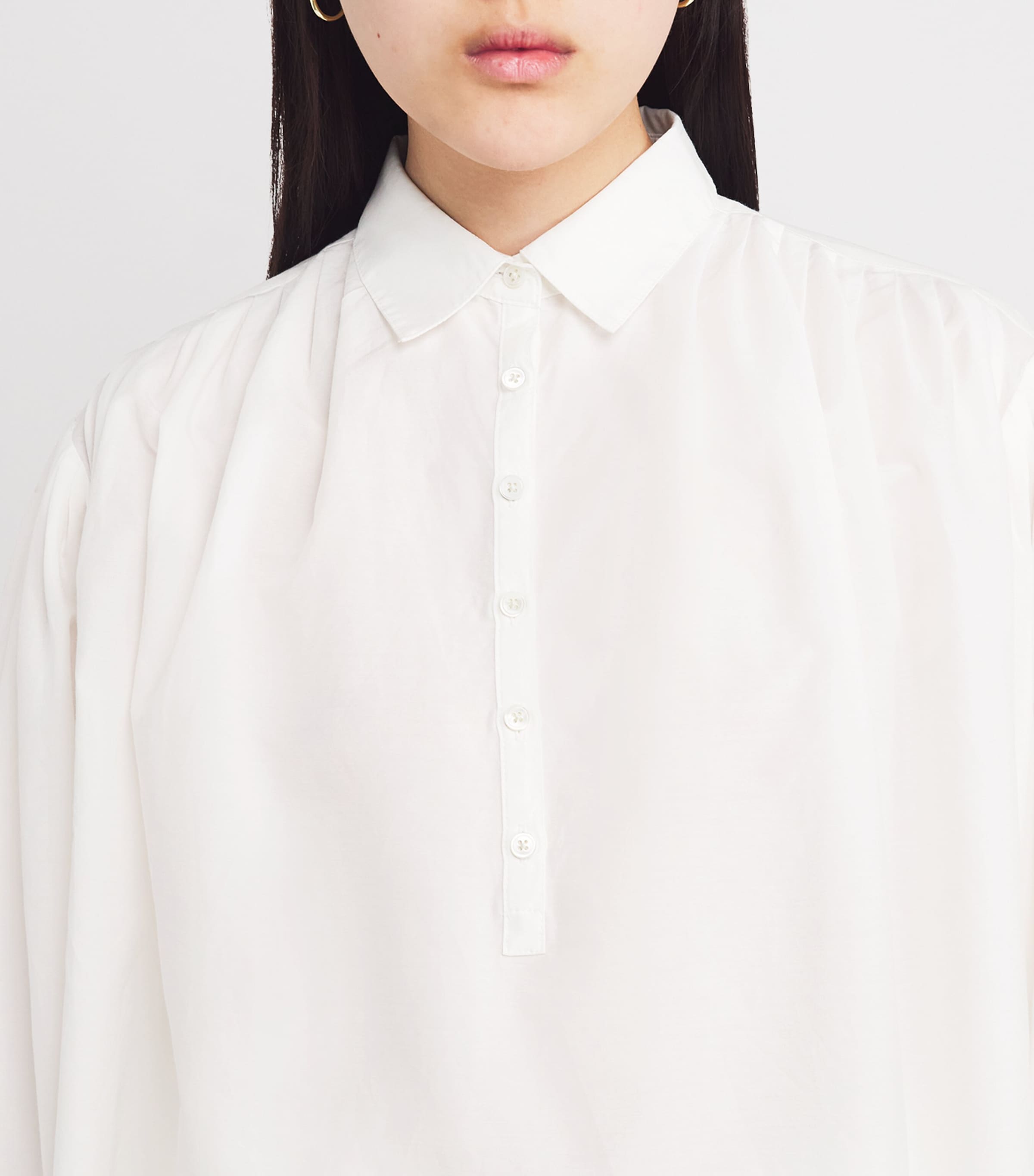 売れ筋商品|||ラルフローレン シャツ レディース トップス PLEATED COTTON SILK SHIRT - Button-down blouse - white Polo Ralph Lauren Cotton-Silk Pleated Blouse | Harrods US