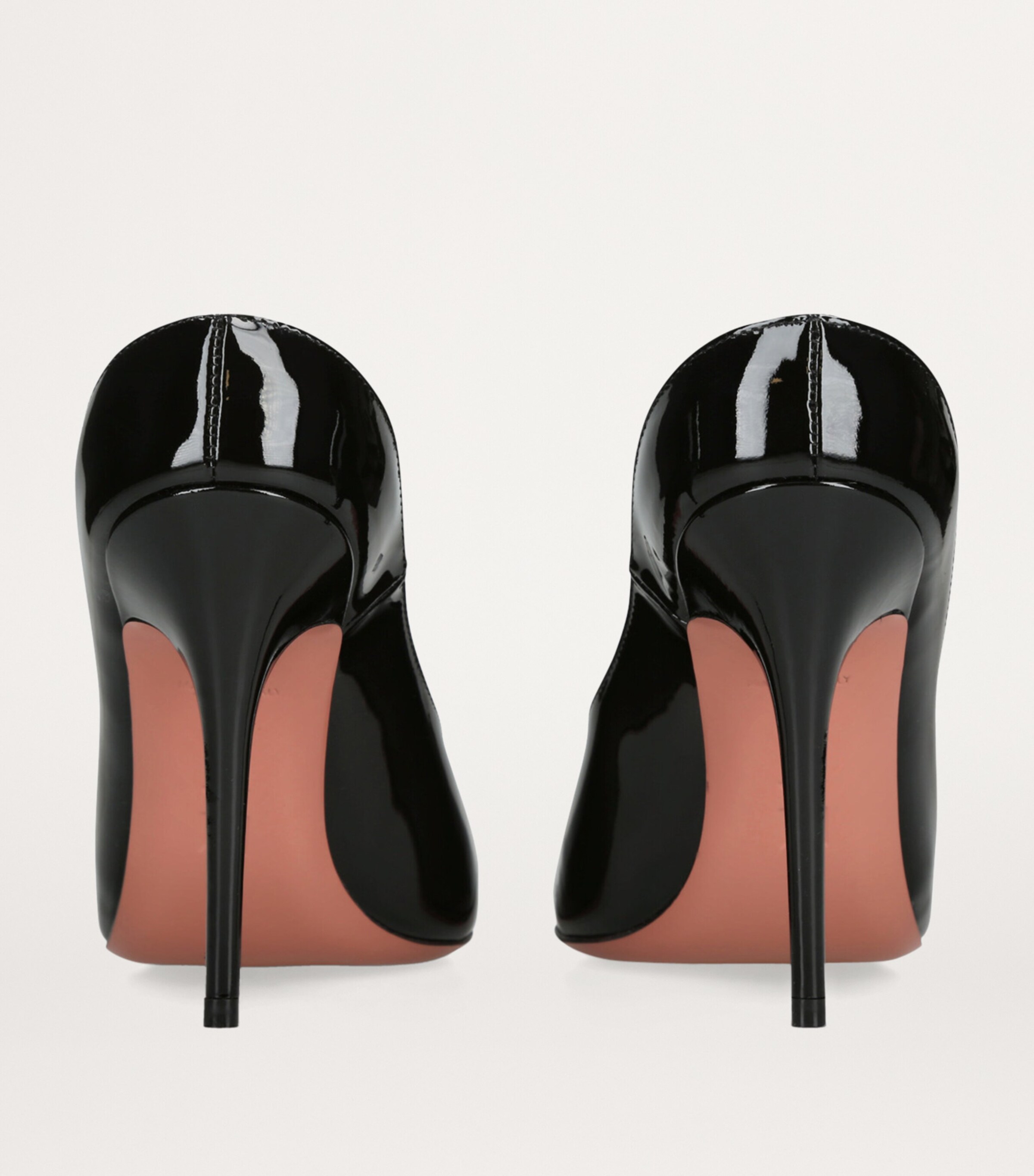 Amina Muaddi Patent Leather Anok Mules 105 | Harrods US