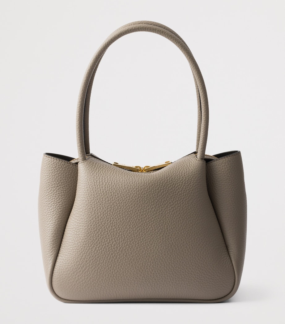 Small Leather Top-Handle Bag F03QH Image 3