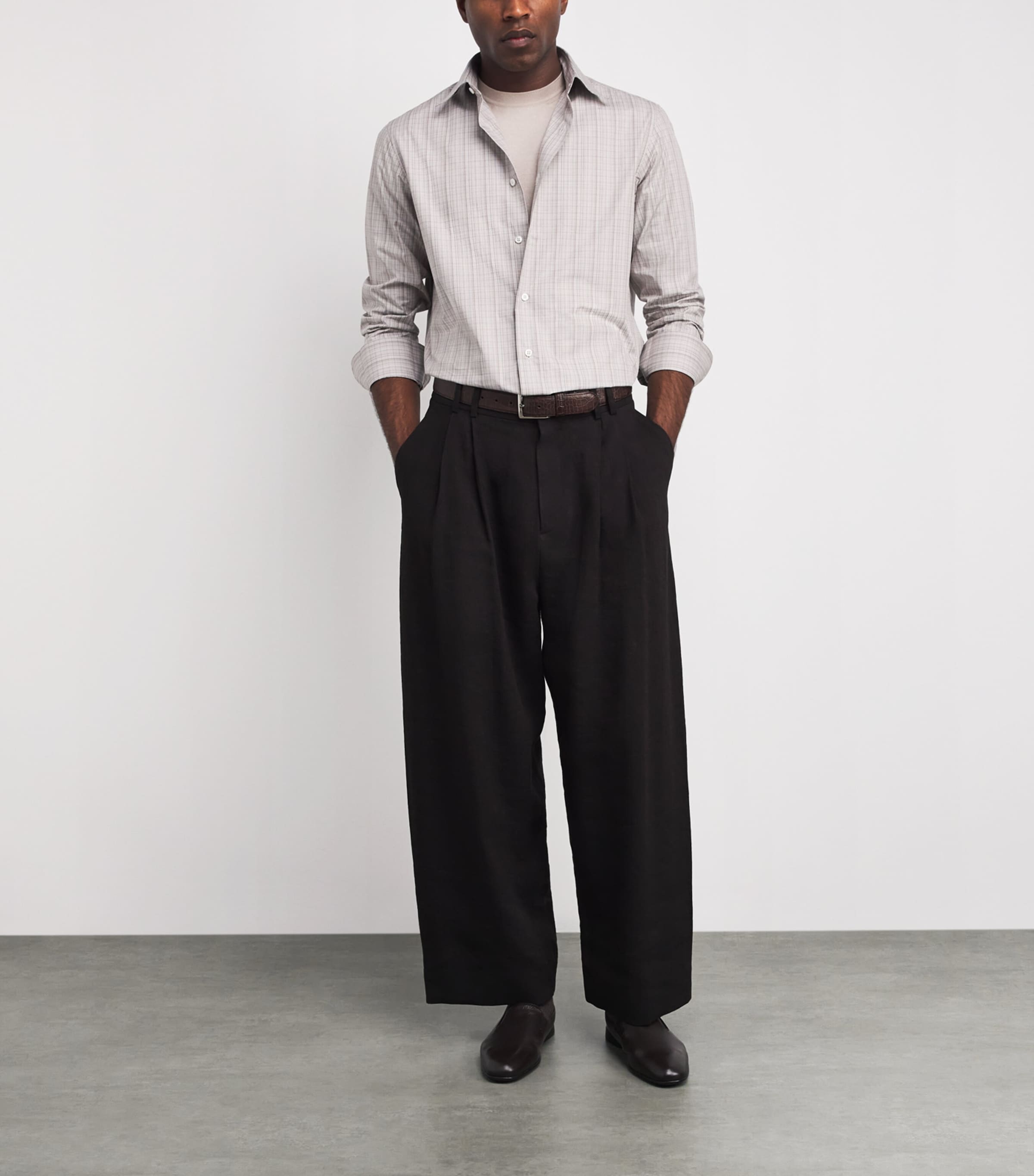 Cotton Check Shirt 9629 Image 2