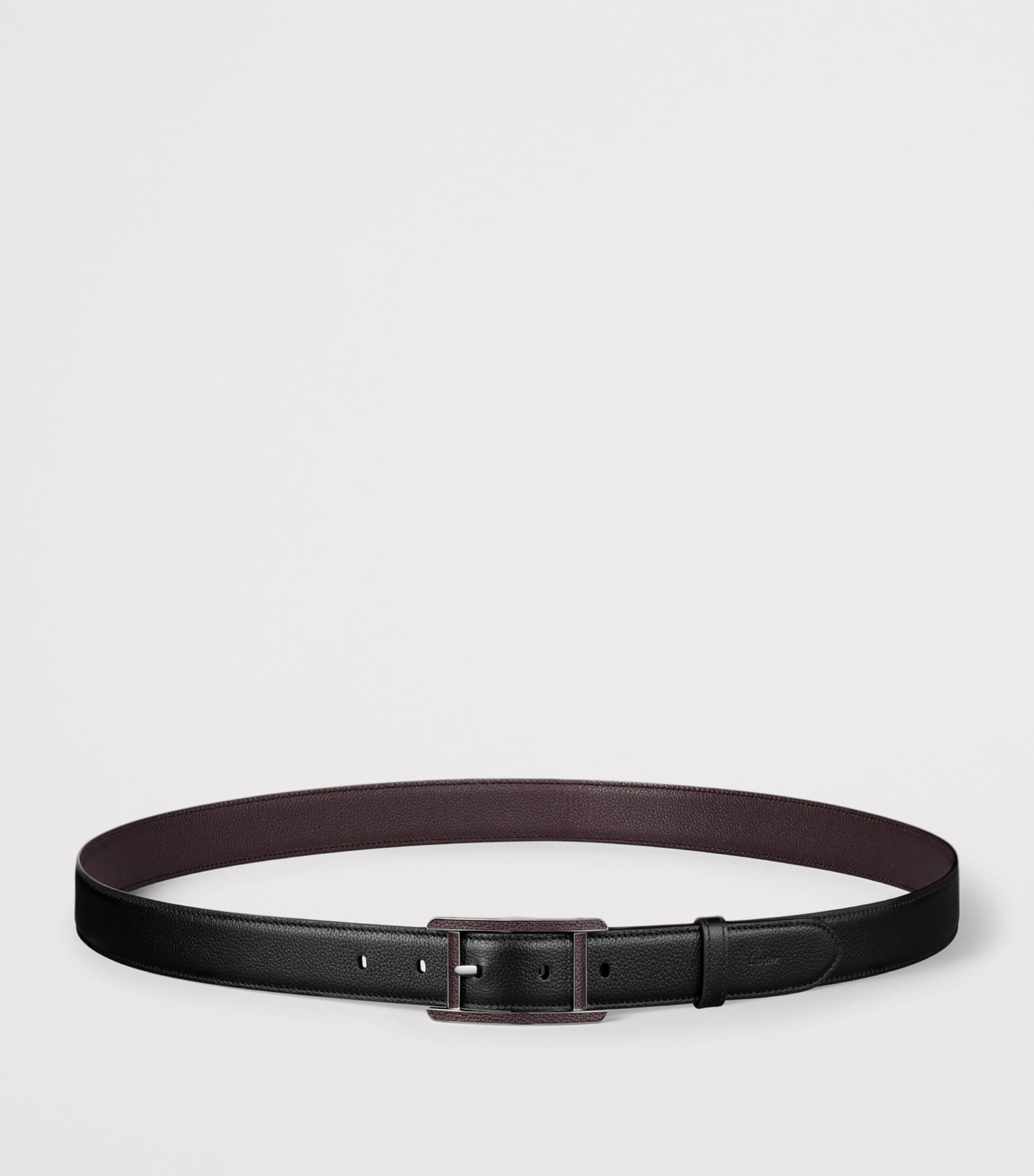 Cartier Leather Reversible Tank de Cartier Belt Black Image 5