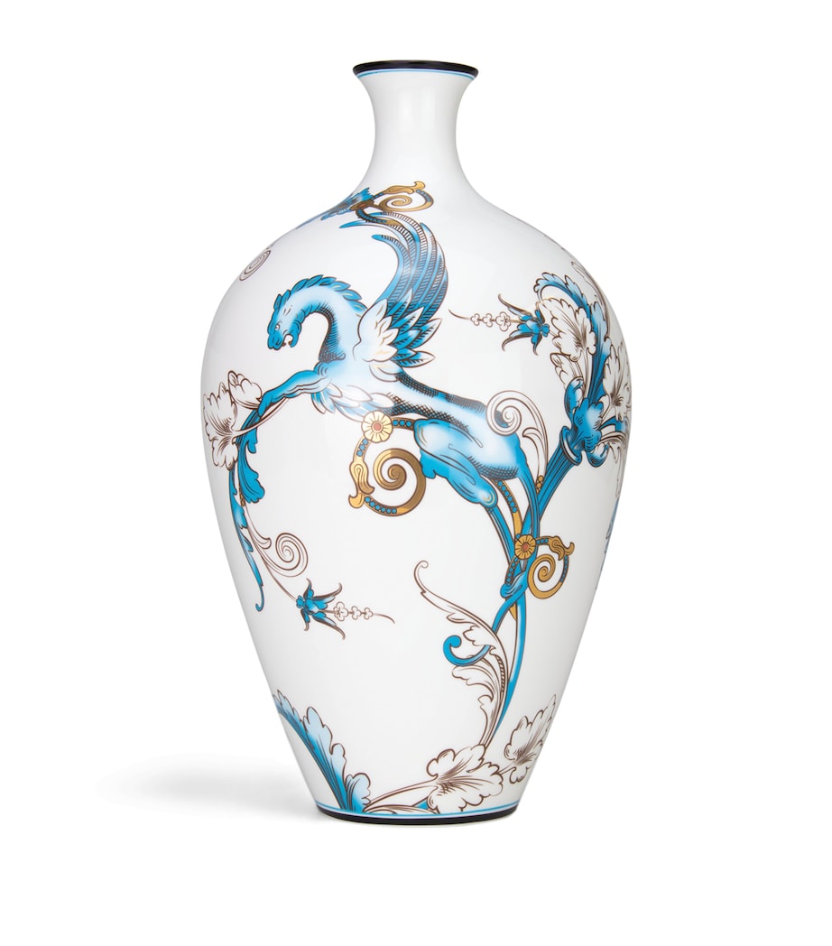 Florentine Turquoise Vase (35cm) MULTI Image 1