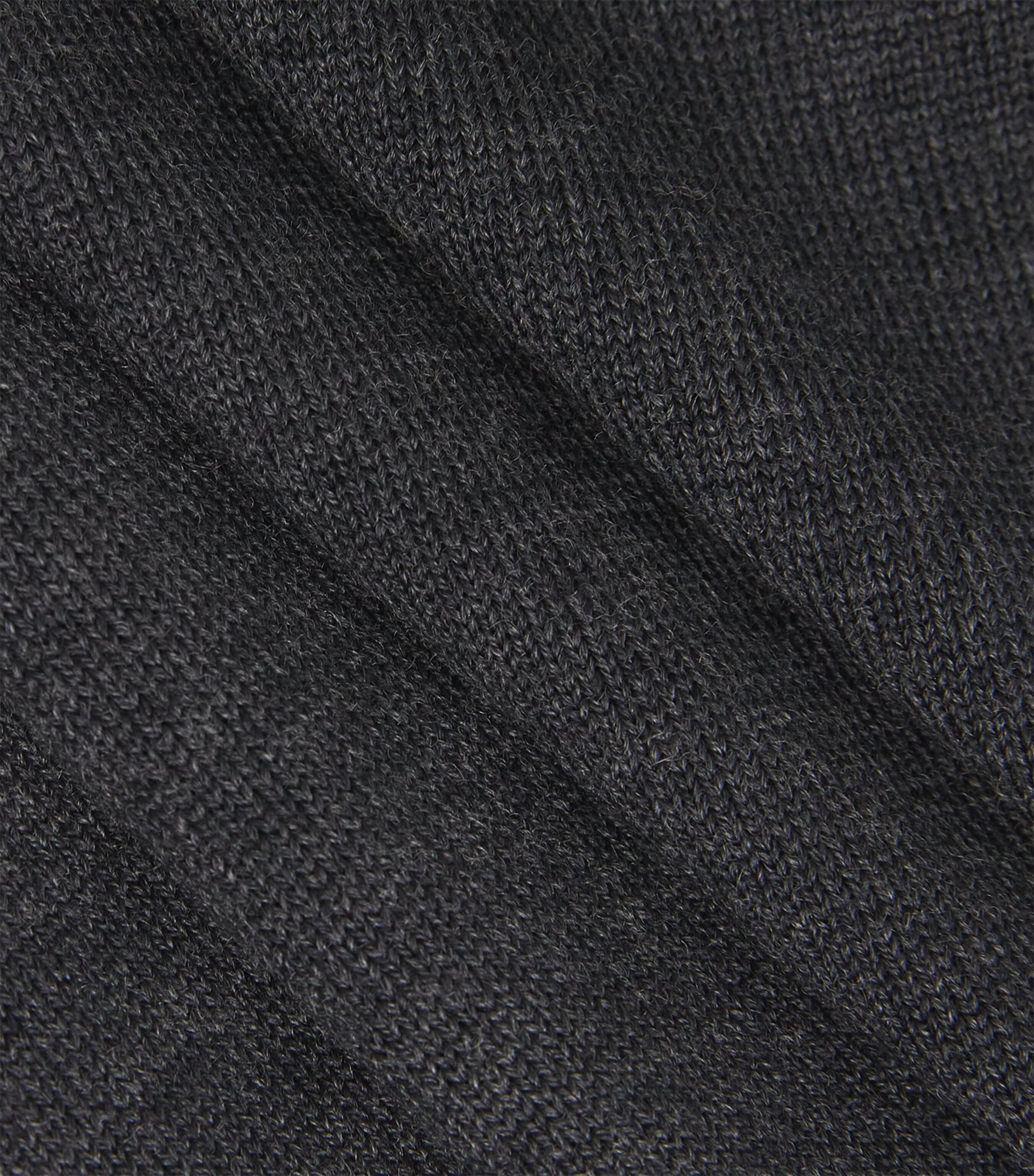 John Smedley Mens Merino Wool Hybrid Overshirt Charcoal Image 5