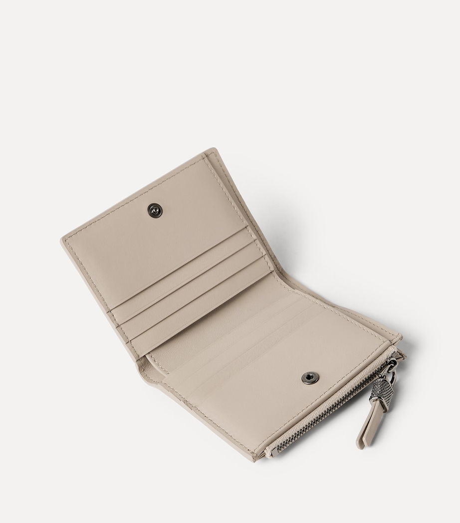 Brunello Cucinelli Leather Logo Wallet Image 5
