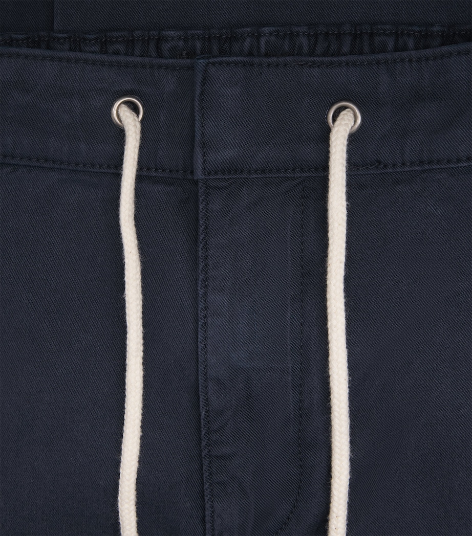 PAIGE Mens Drawstring Fraser Chinos Vintage Deep Anchor Image 6