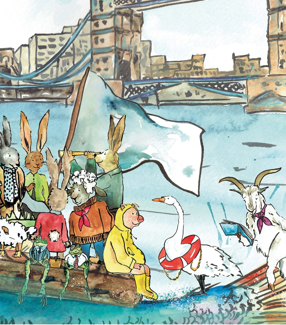 Thames Kipper Print (42cm x 59cm) MULTI Image 3