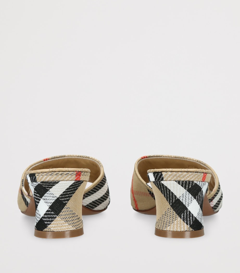 Check Sloane Mules 45 BEIGE COMB Image 2