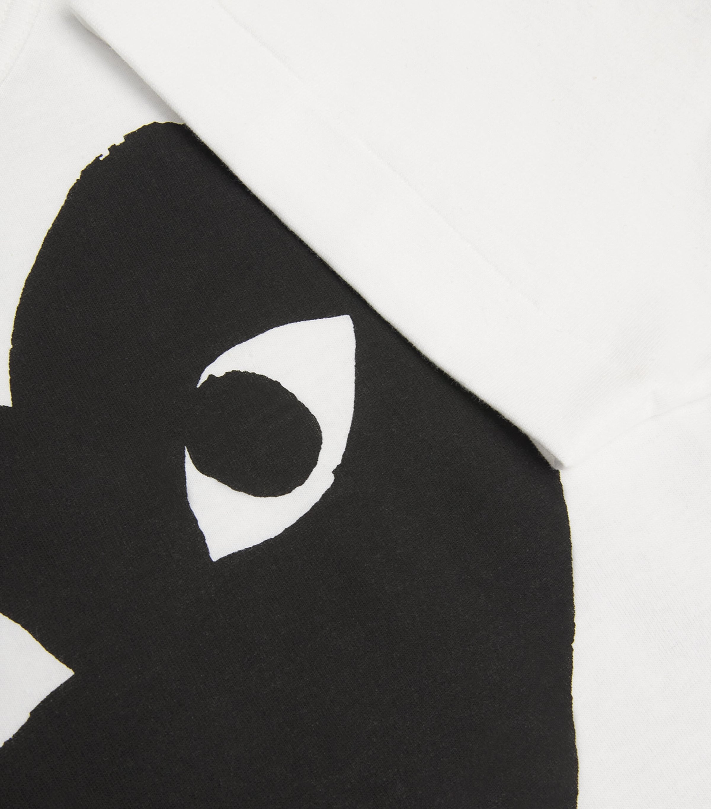 Comme Des Garçons Play Mens Heart Logo T-Shirt White Image 5