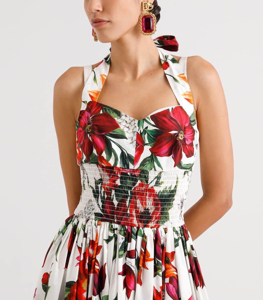 Cotton Floral Mini Dress HA5PB-ANEMONI Image 4