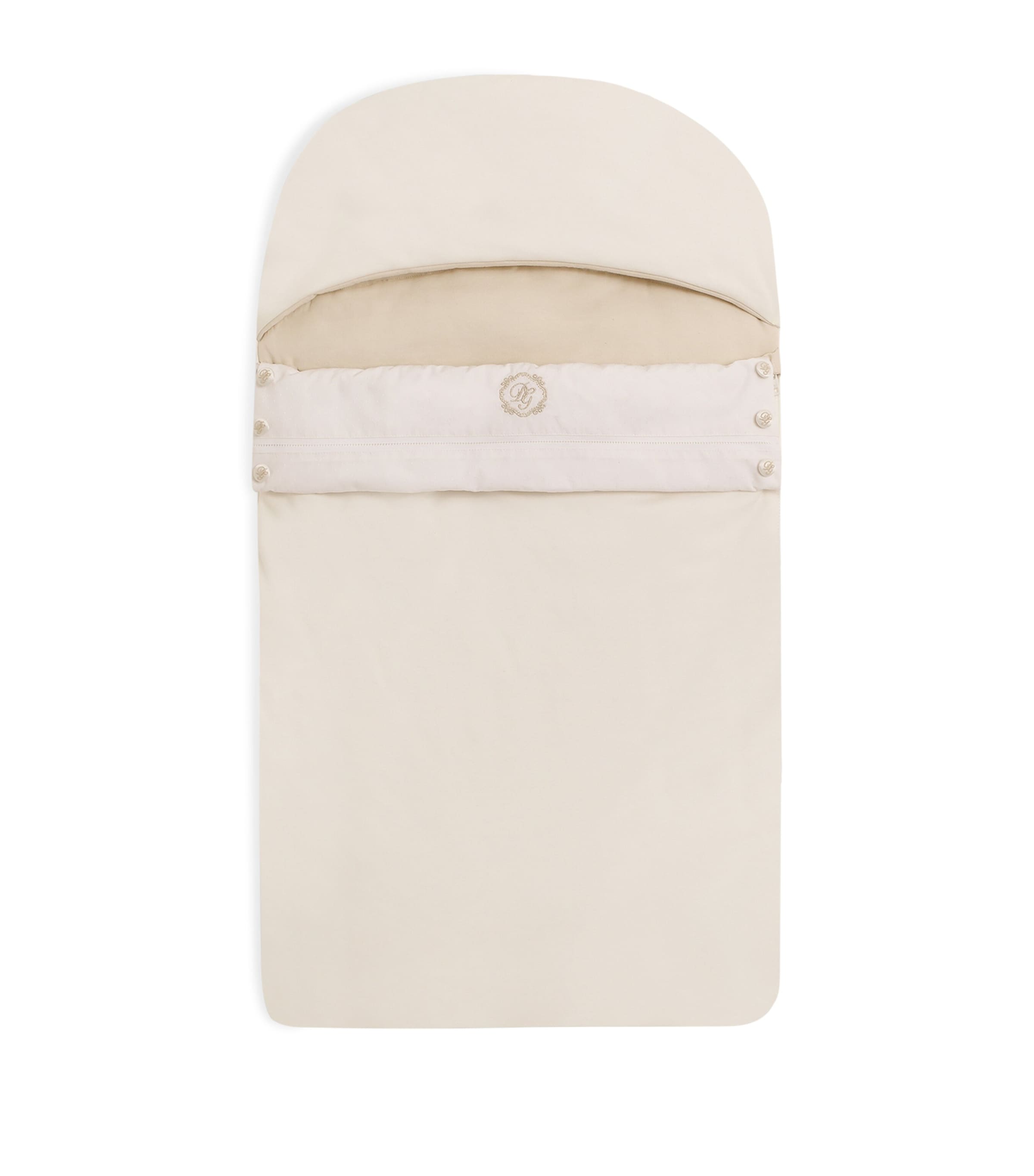 Dolce & Gabbana Embroidered Logo Nest In White