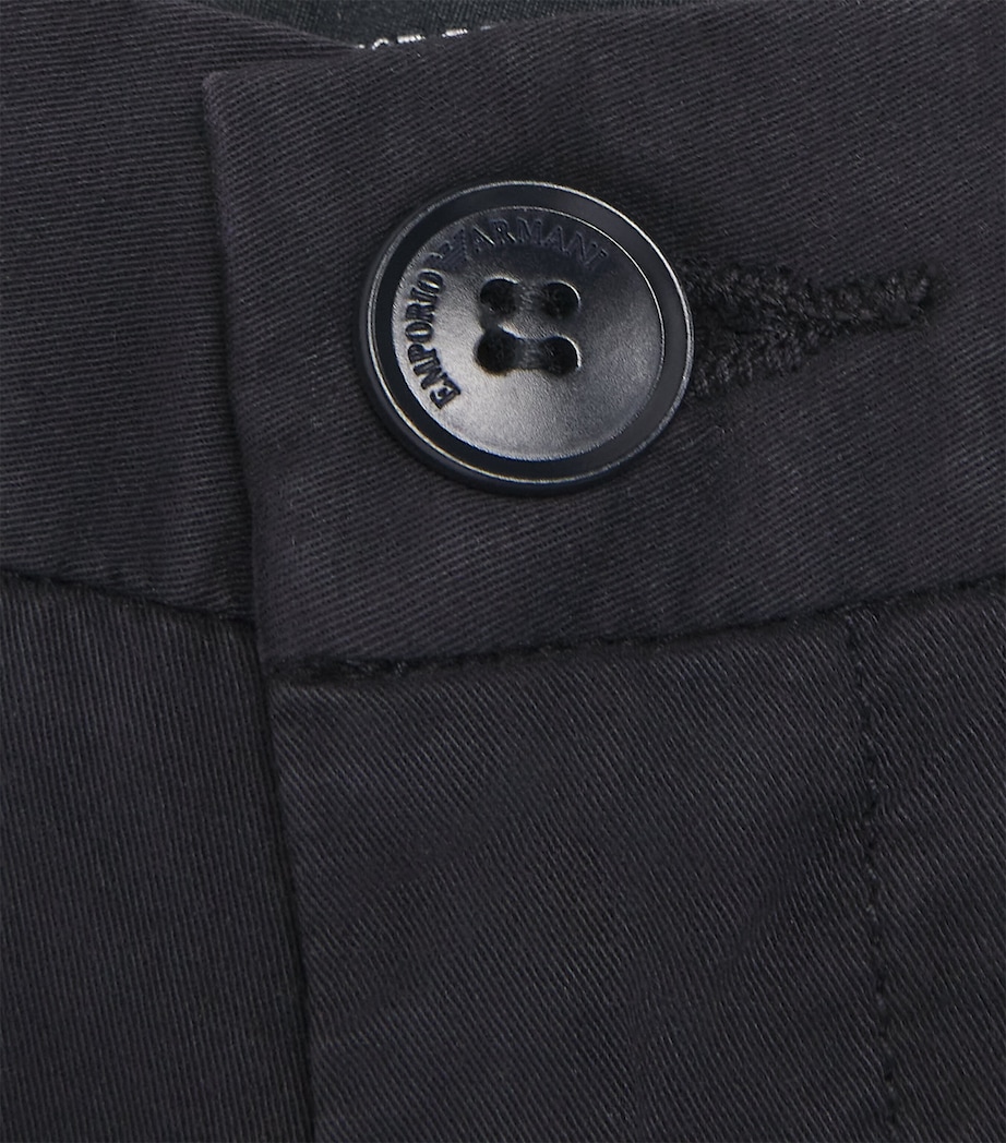 Emporio Armani Kids Bermuda Shorts (4-16 Years) Blu Navy Image 3