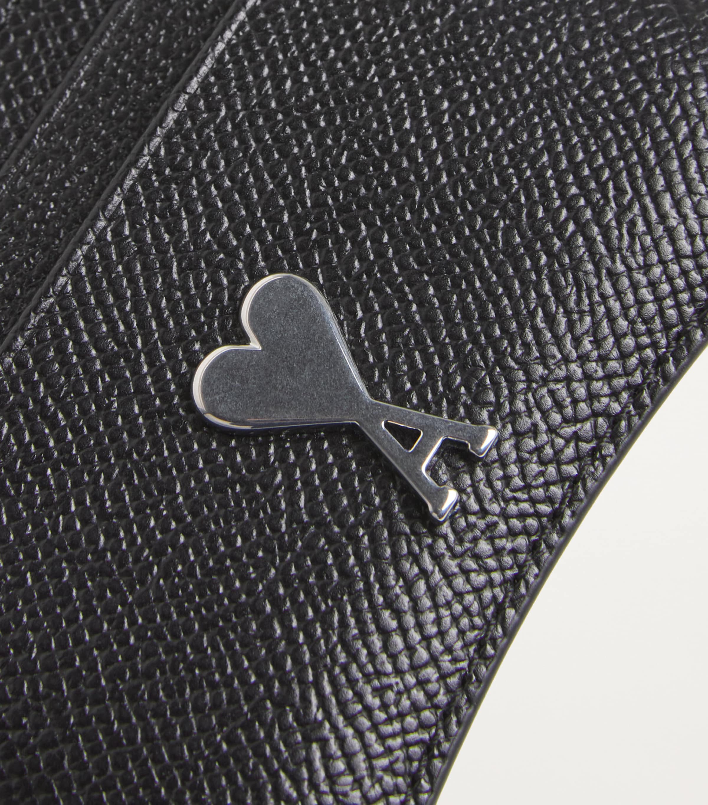 [AMI] Paris Paris Card Holder - Black / ☆送料込☆ AMI Paris Paris Paris Leather Card Holder | Black | FARFETCH