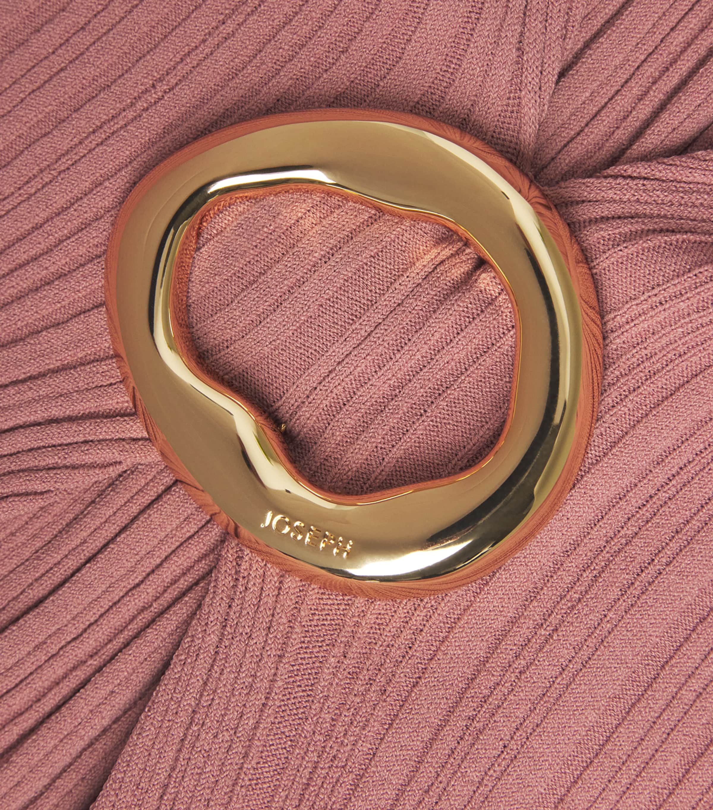 Joseph Womens Plissé Kenit Top Musk Image 6